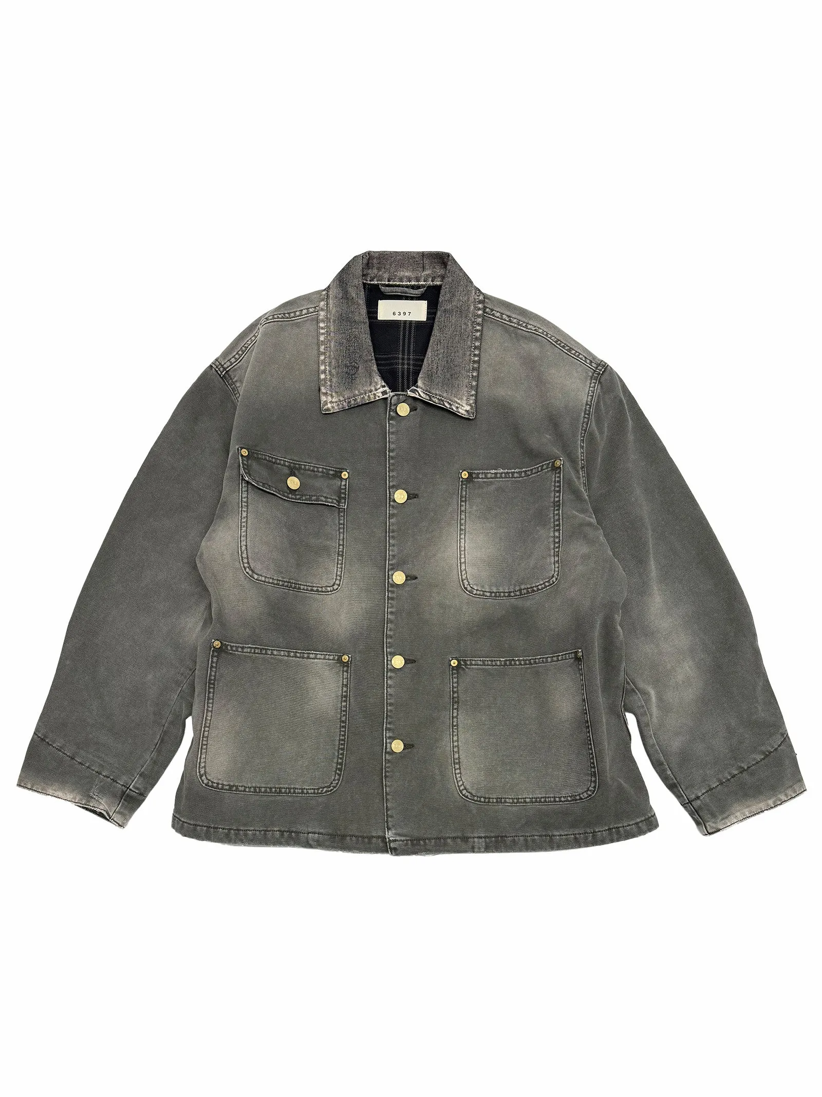Chore Coat in Washed Grey sold by 6397 product image thumbnail 2
