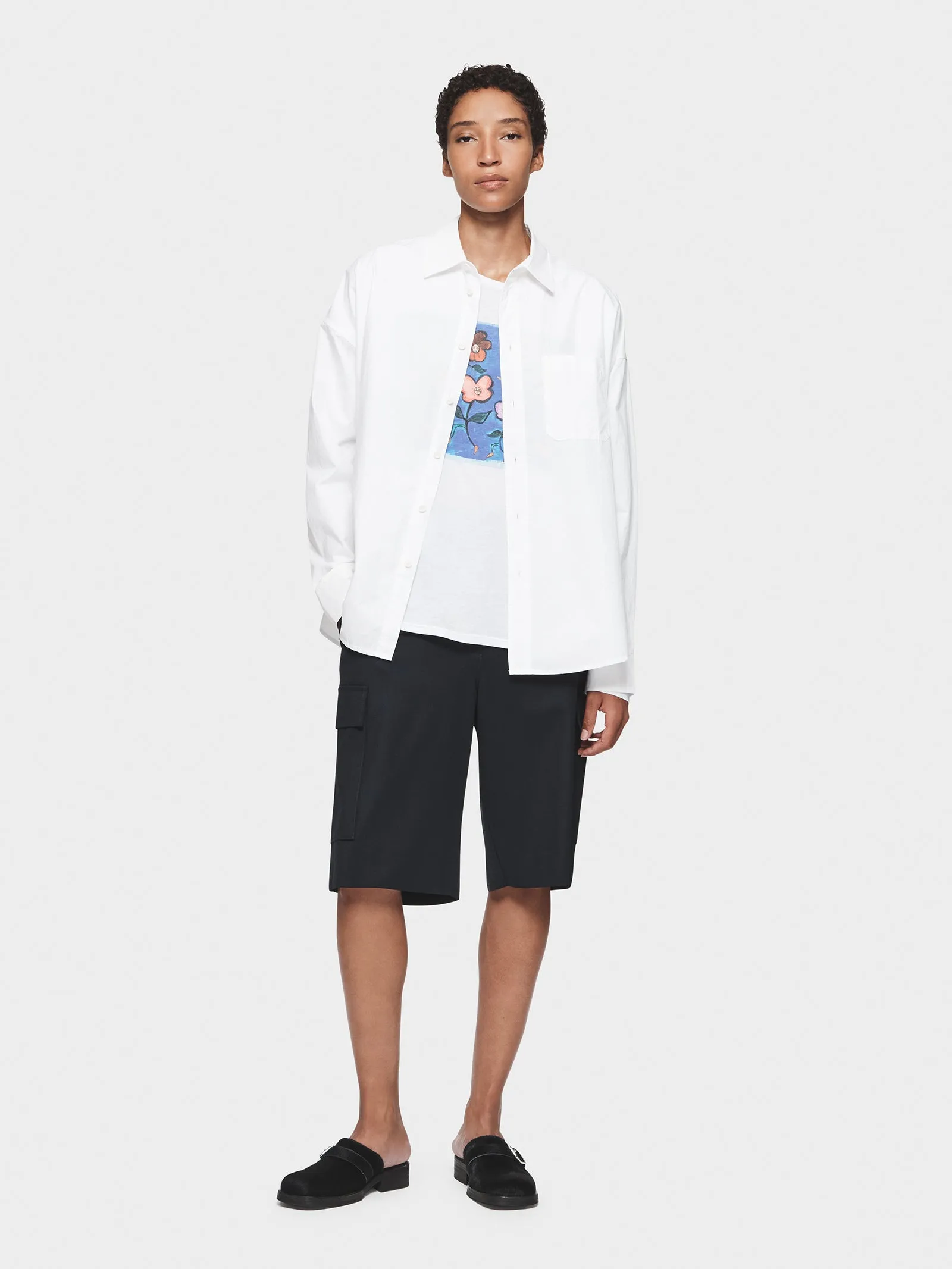 Uniform Top in Optic White sold by 6397