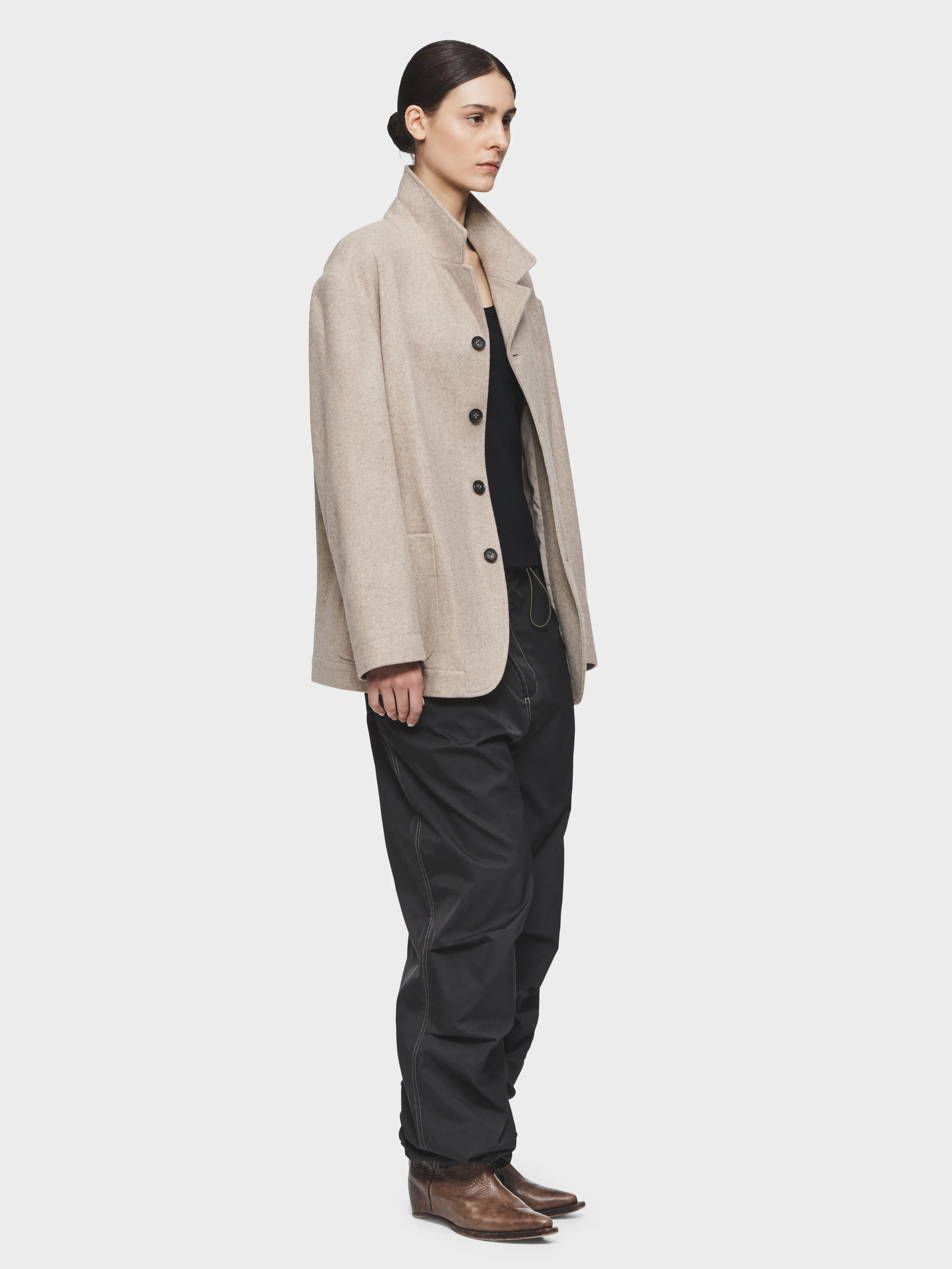 4 Button Blazer Jacket in Oat sold by 6397 product image thumbnail 2