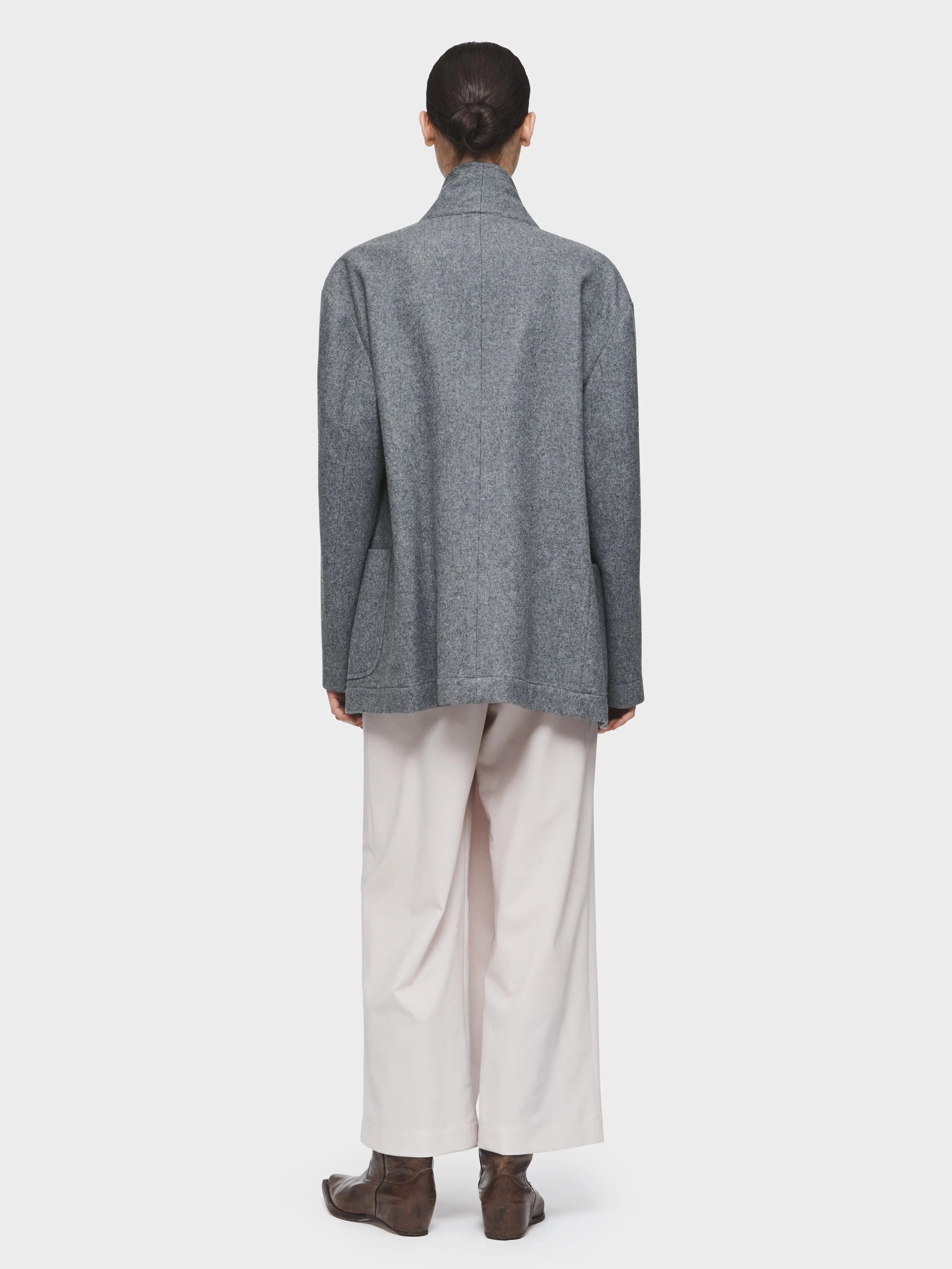 4 Button Blazer Jacket in Heather Grey sold by 6397 product image thumbnail 3