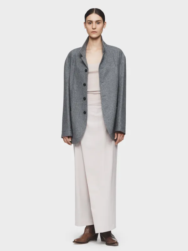 4 Button Blazer Jacket in Heather Grey made by 6397