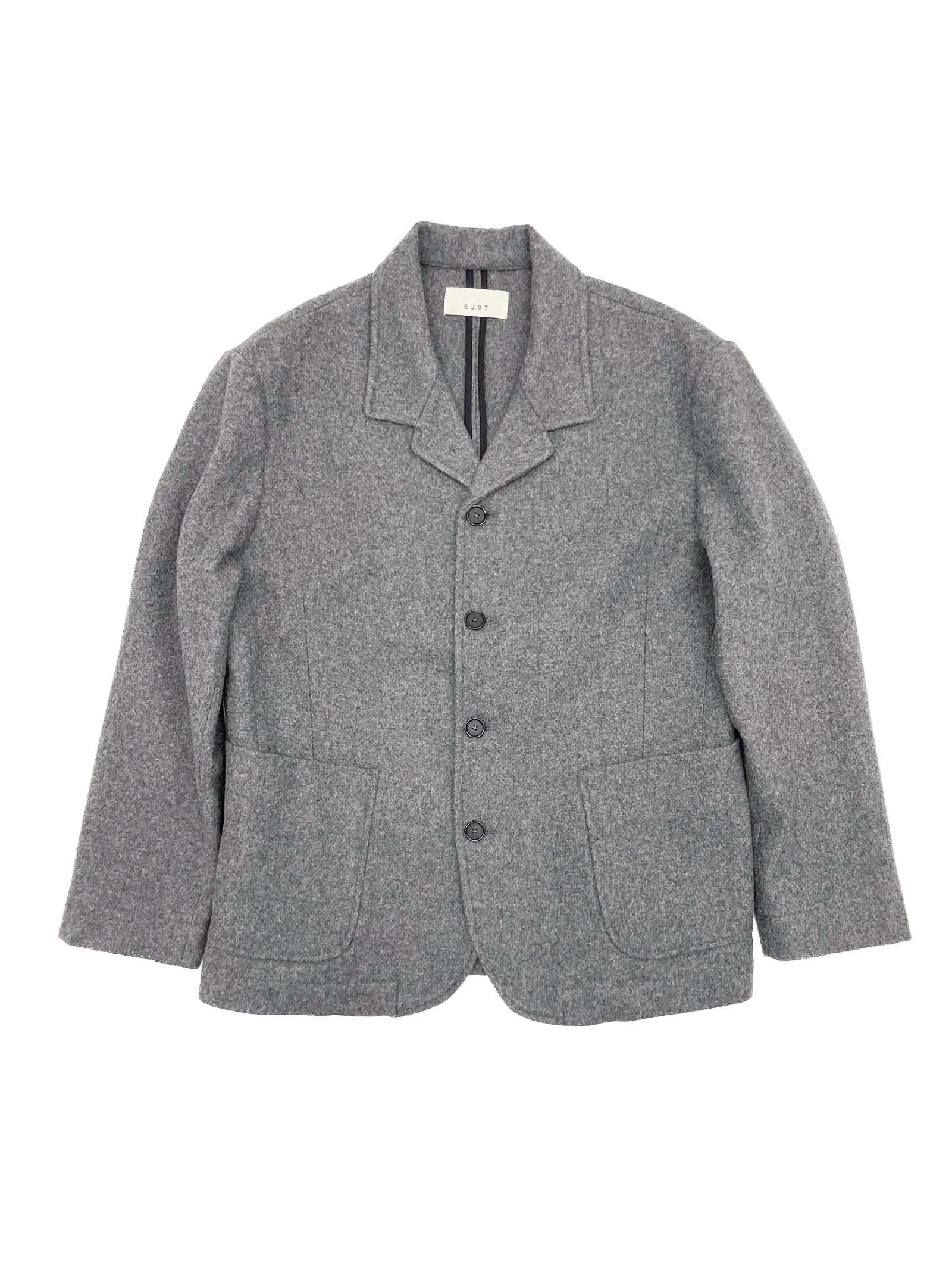 4 Button Blazer Jacket in Heather Grey sold by 6397 product image thumbnail 4