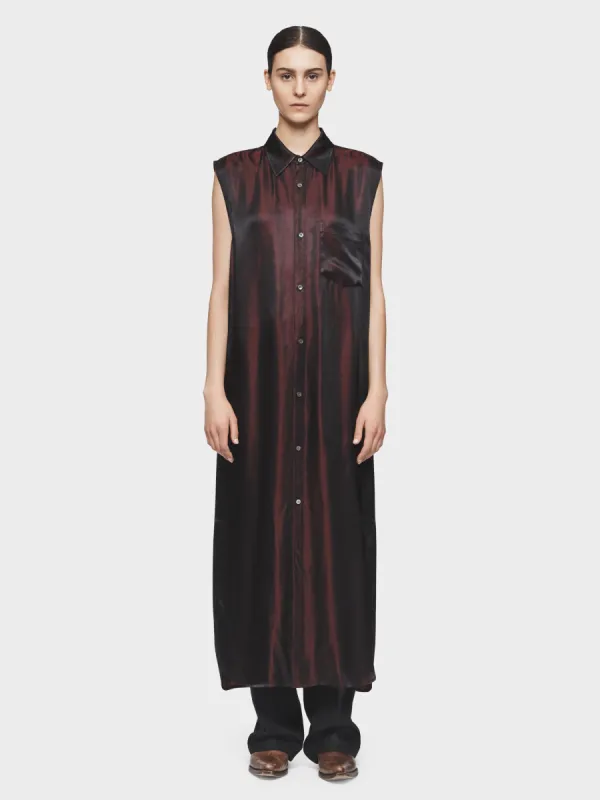 Reversible Shirt Dress in Garnet sold by 6397
