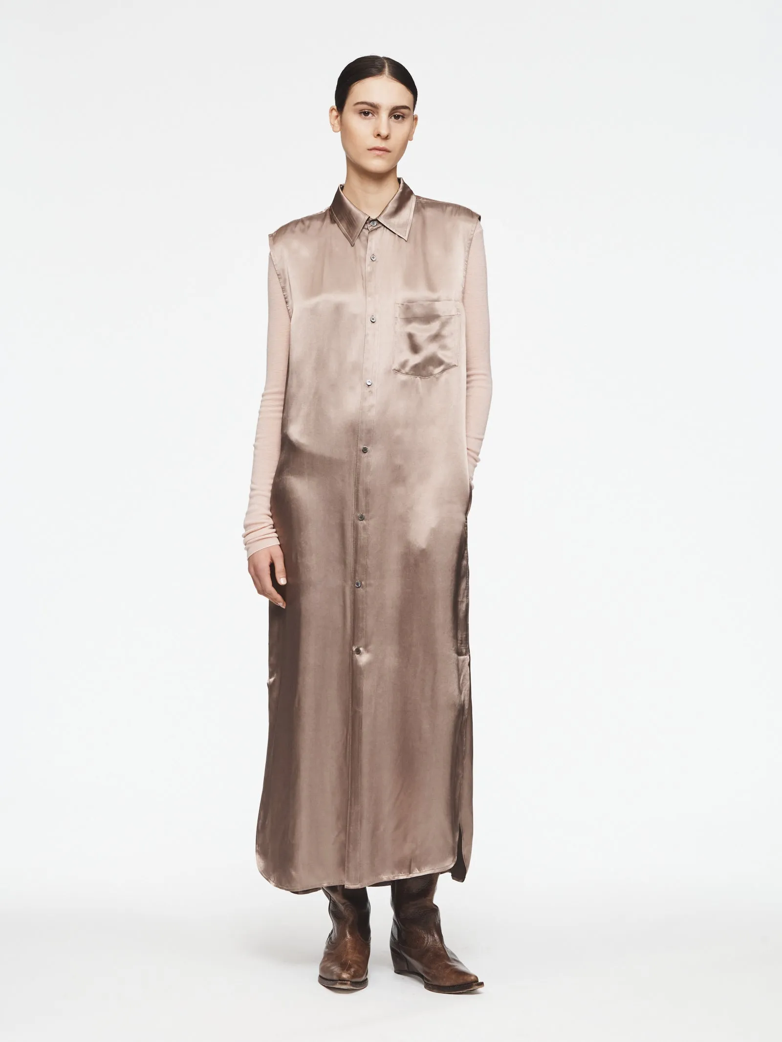 Reversible Shirt Dress in Topaz sold by 6397