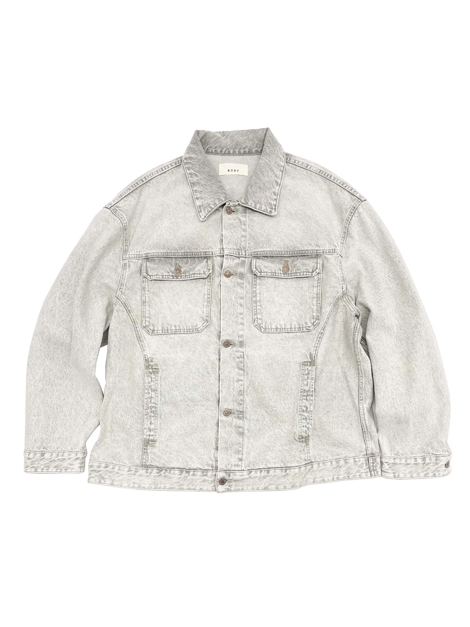 Oversized Denim Jkt in Superlight Grey sold by 6397 product image thumbnail 4