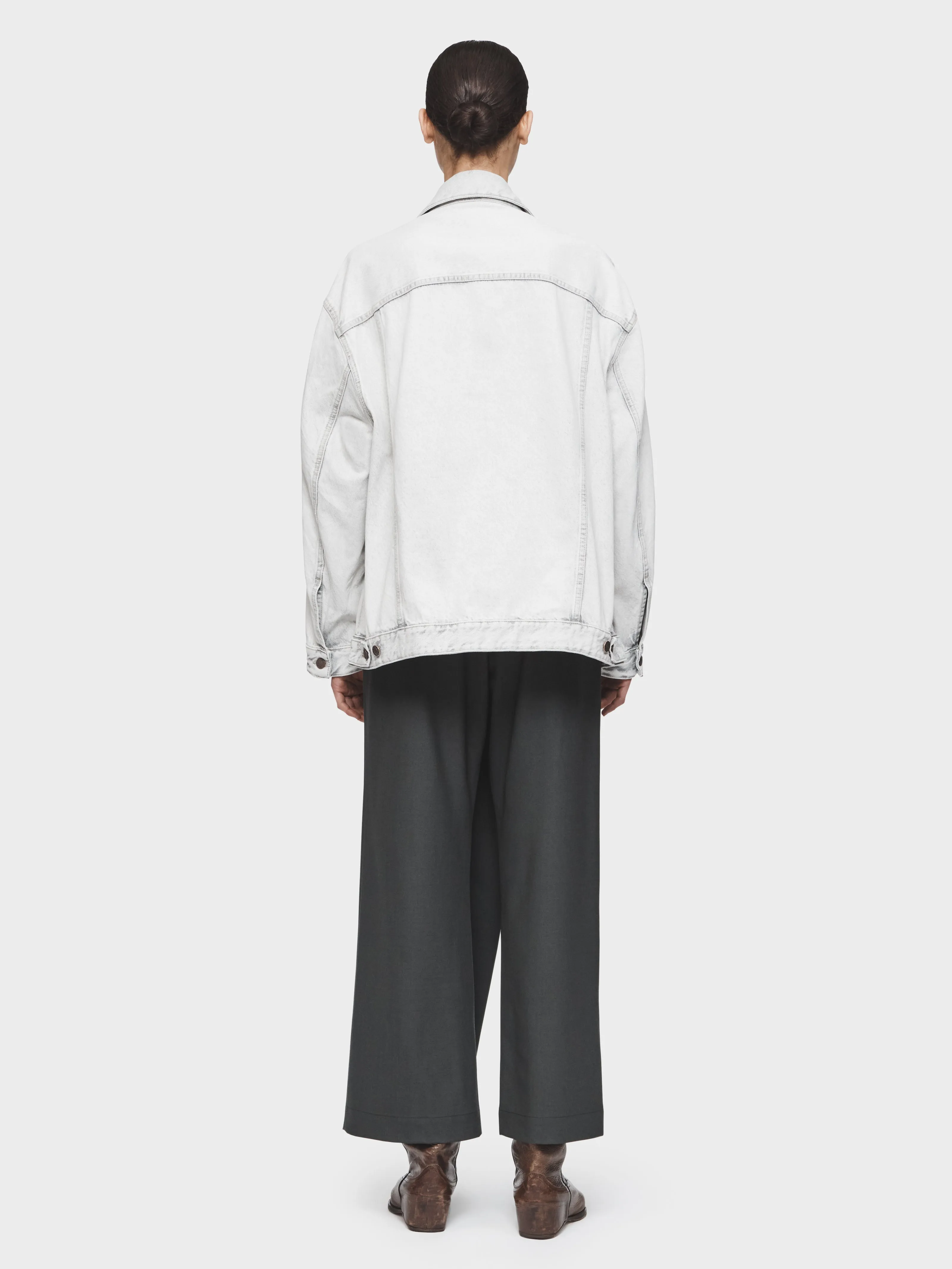 Oversized Denim Jkt in Superlight Grey sold by 6397 product image thumbnail 3