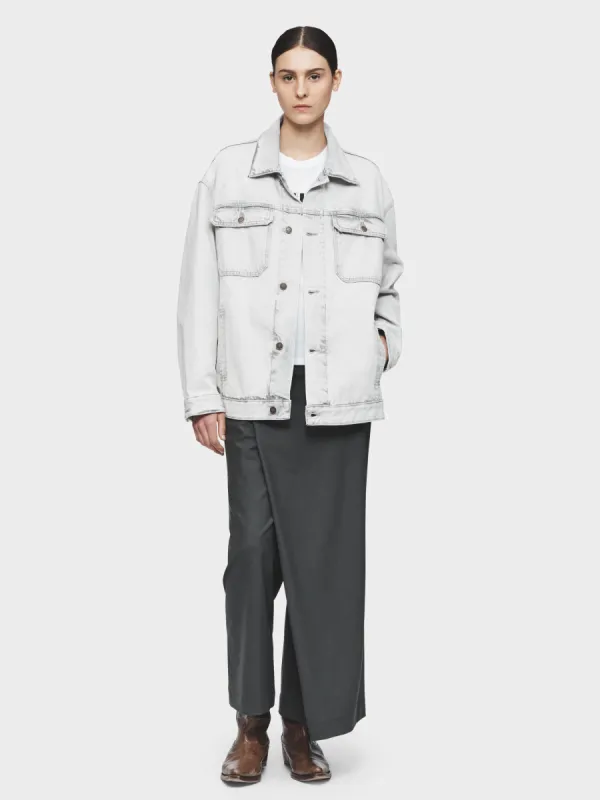 Oversized Denim Jkt in Superlight Grey sold by 6397