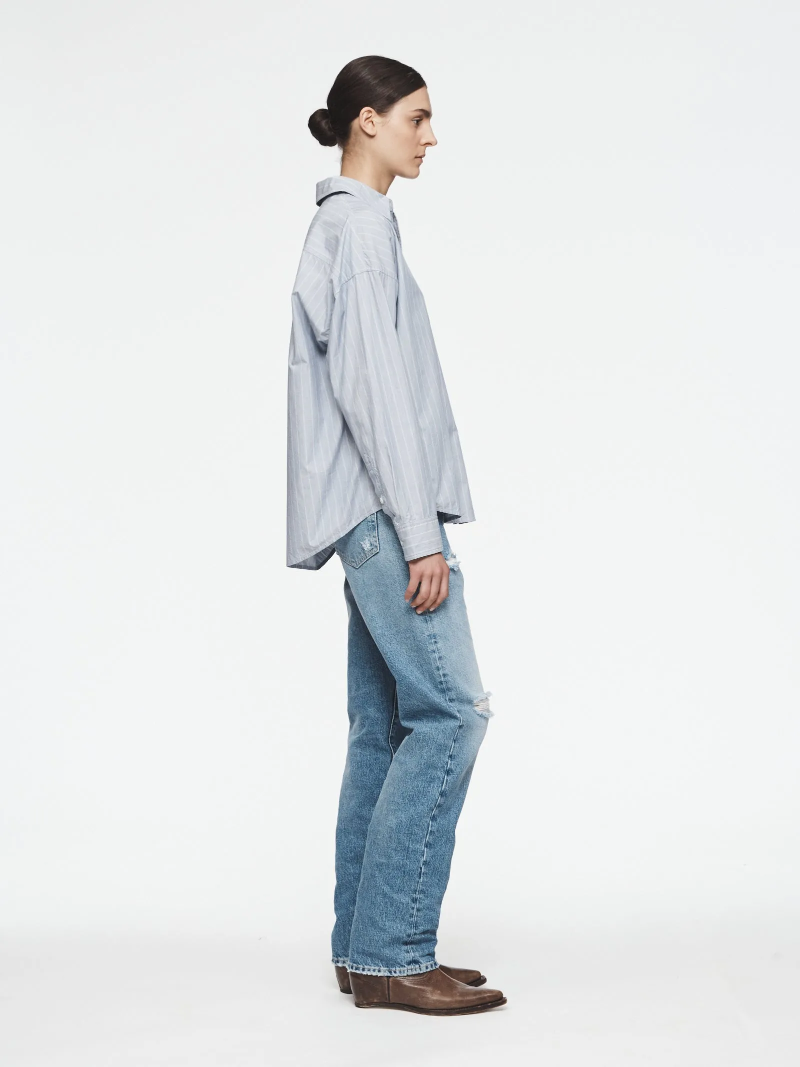 Uniform Top in Blue/White Stripe sold by 6397 product image thumbnail 2