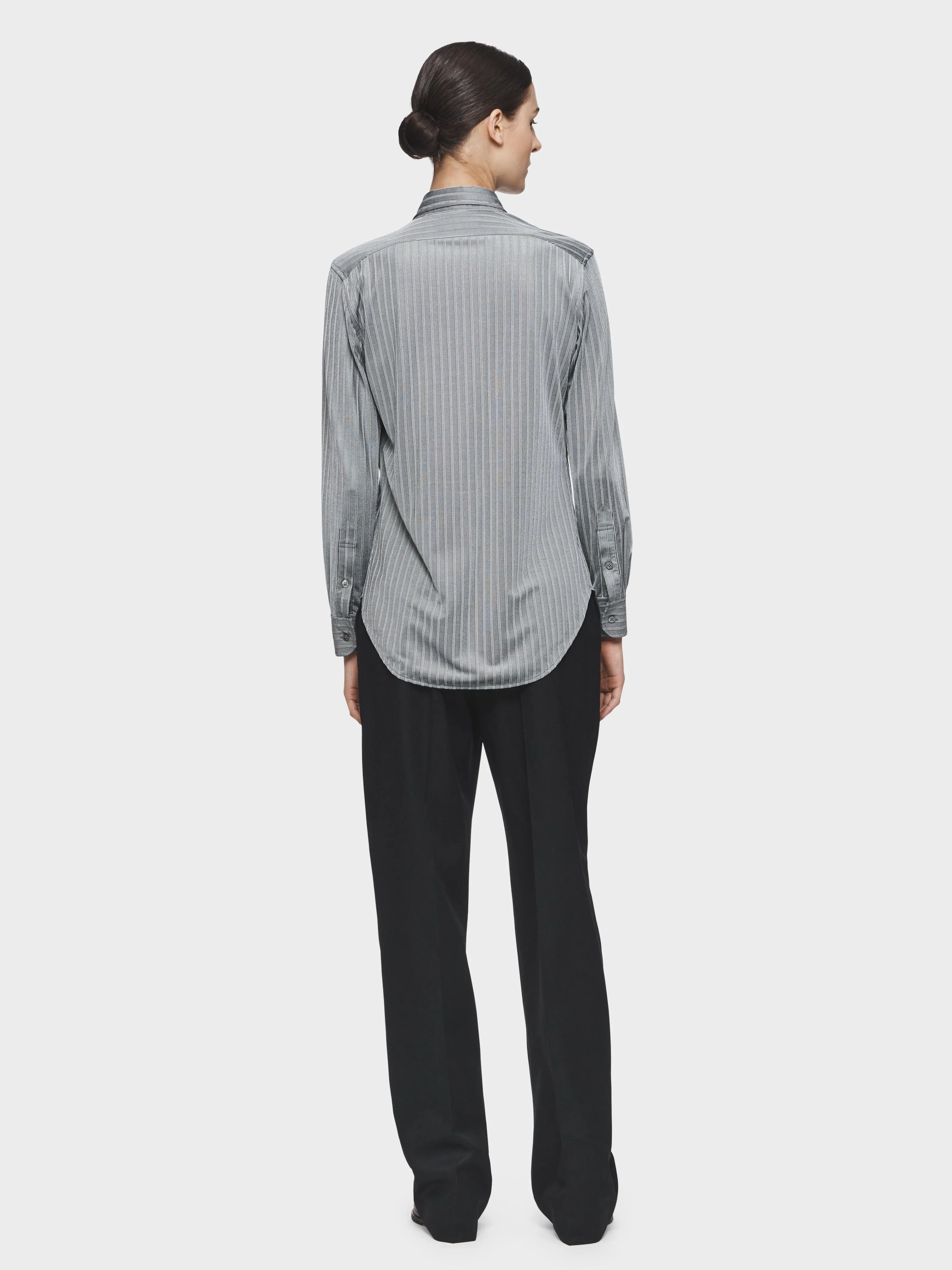 Slim Buttondown Shirt in Oxford Grey sold by 6397 product image thumbnail 3