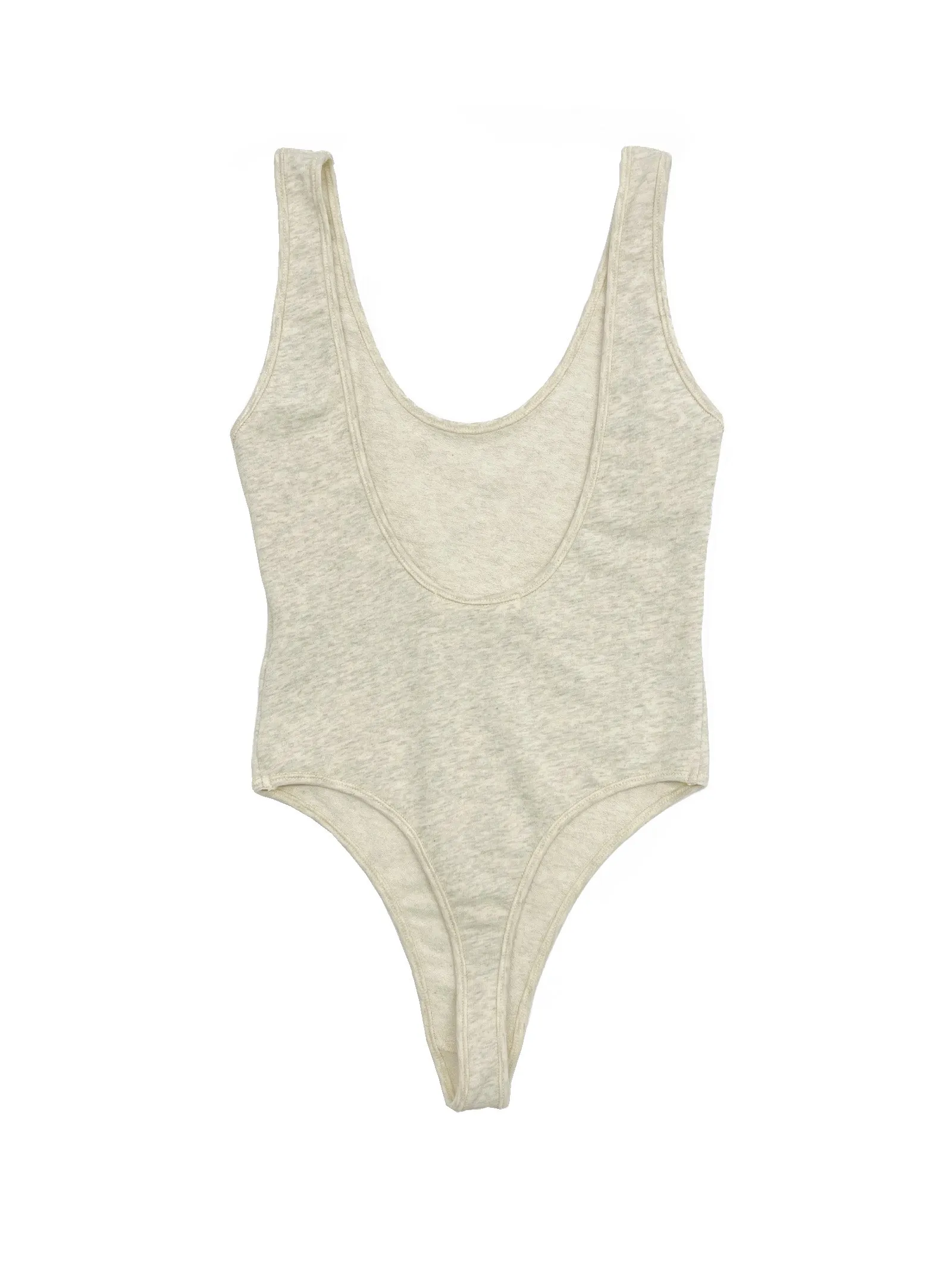 Bodysuit in Heather Oat sold by 6397 product image thumbnail 5
