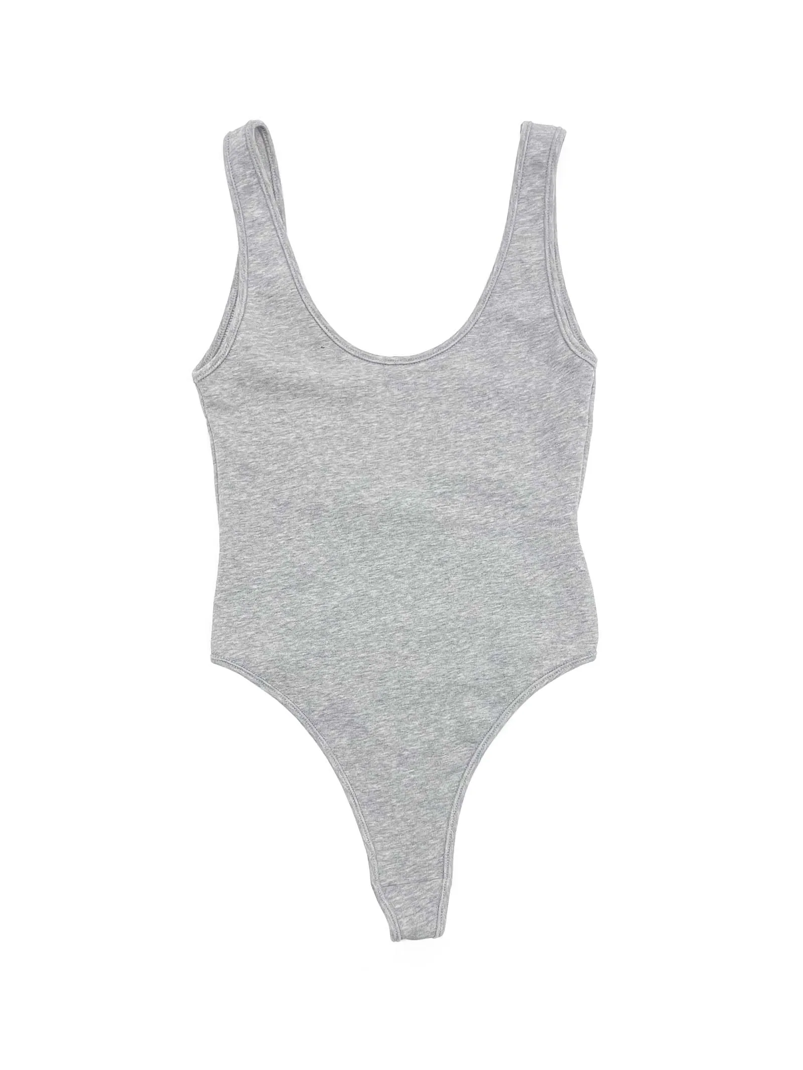 Bodysuit in Heather Grey sold by 6397 product image thumbnail 4