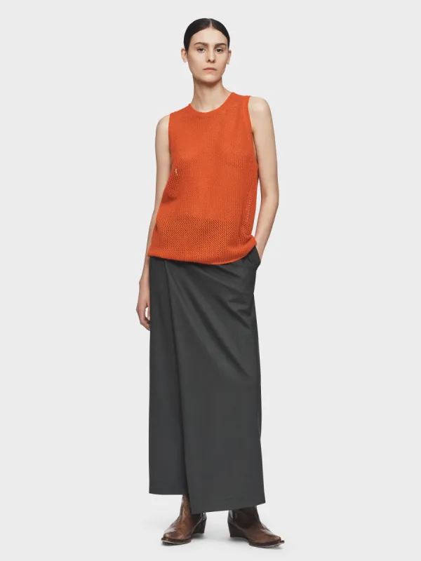Mesh Vest in Orange Red sold by 6397
