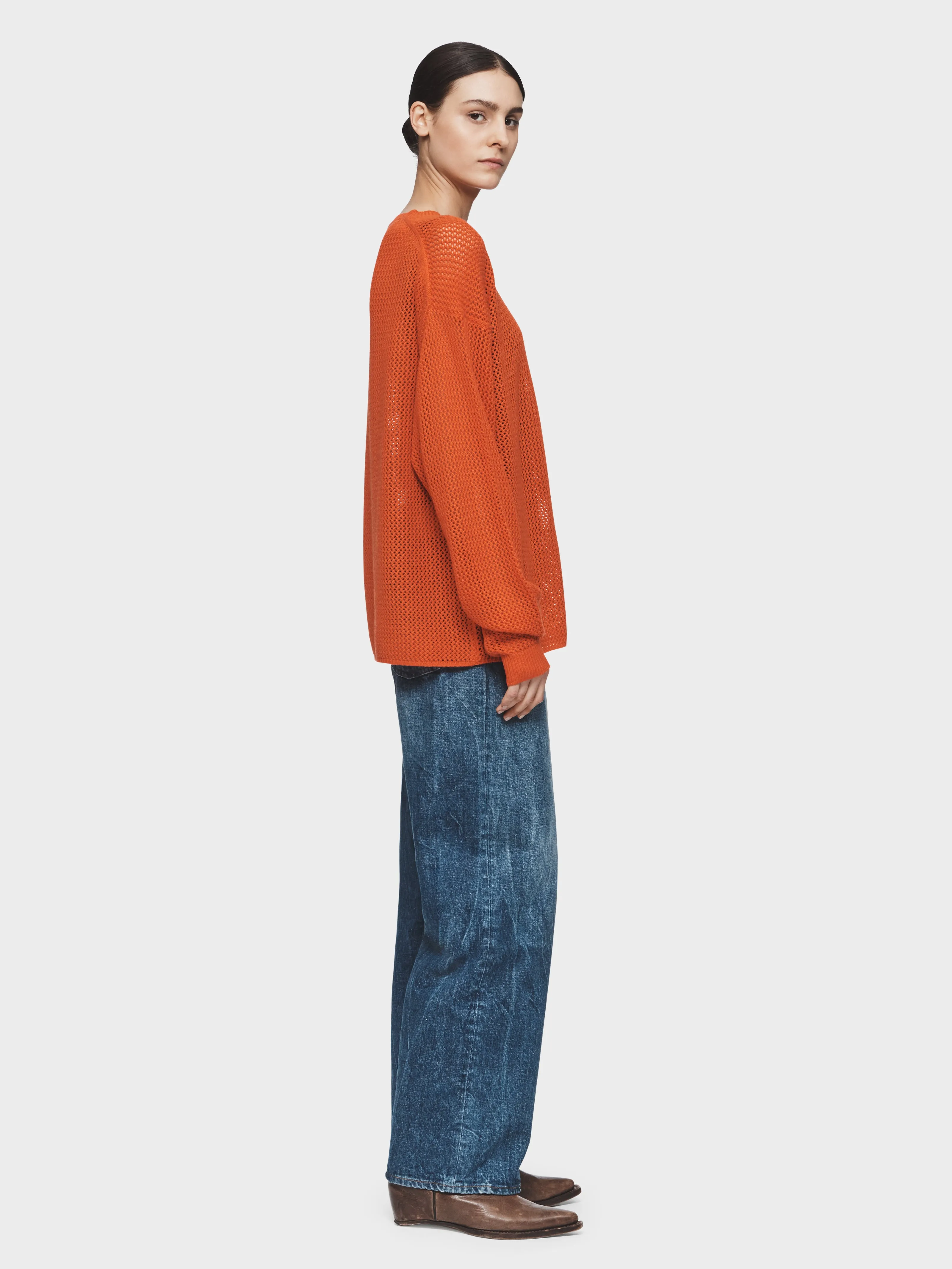 Mesh Crew in Orange Red sold by 6397 product image thumbnail 2