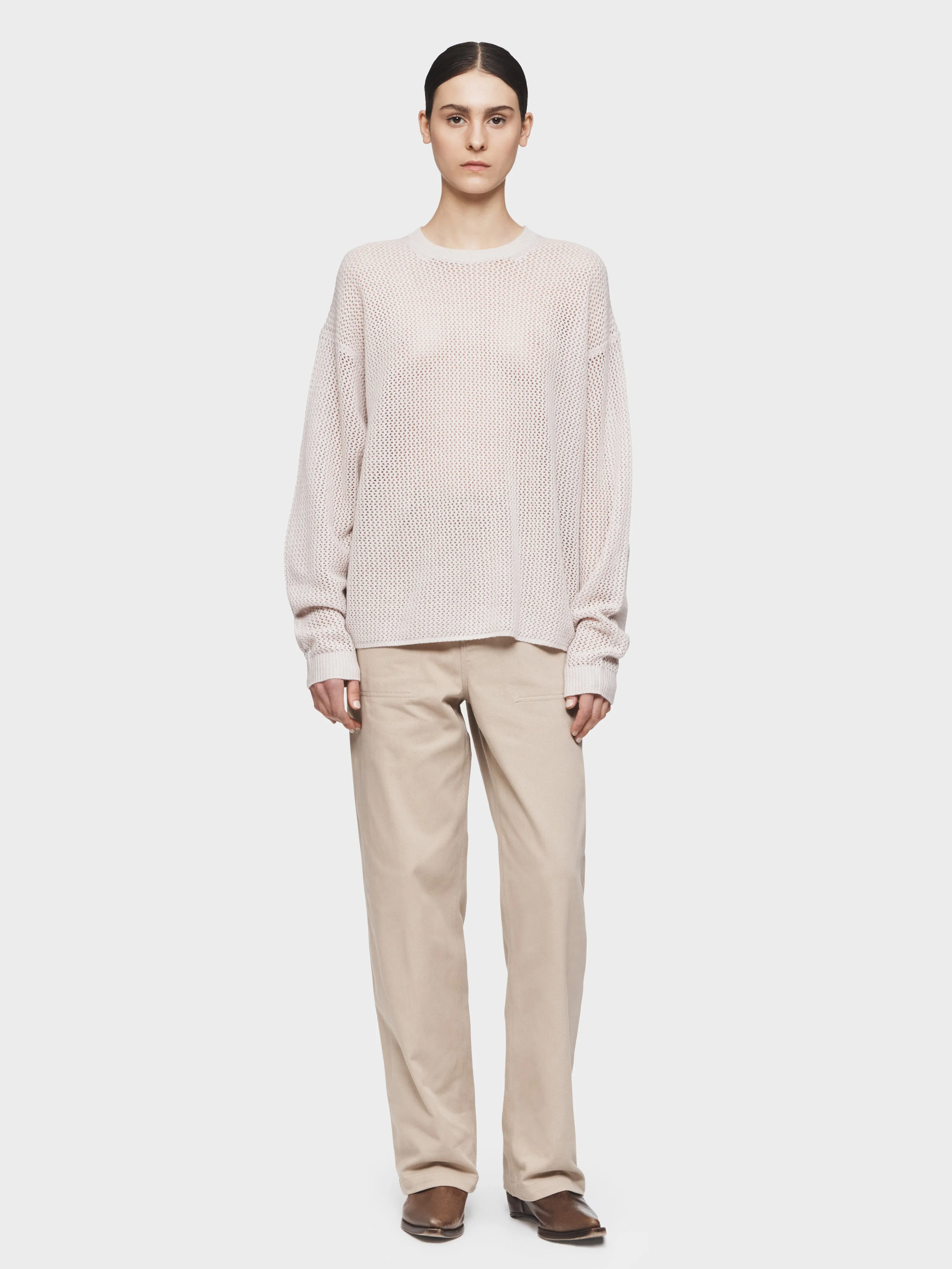 Mesh Crew in Warm Pebble sold by 6397