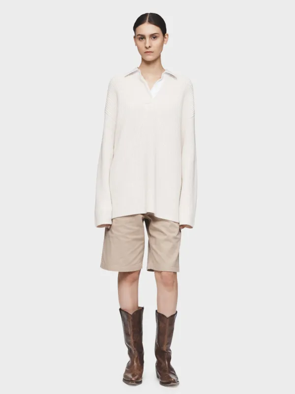 Rugby Sweater in Ivory sold by 6397