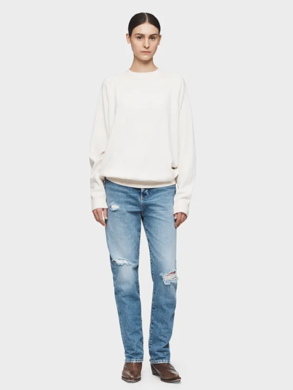 Knit Sweatshirt in Ivory sold by 6397