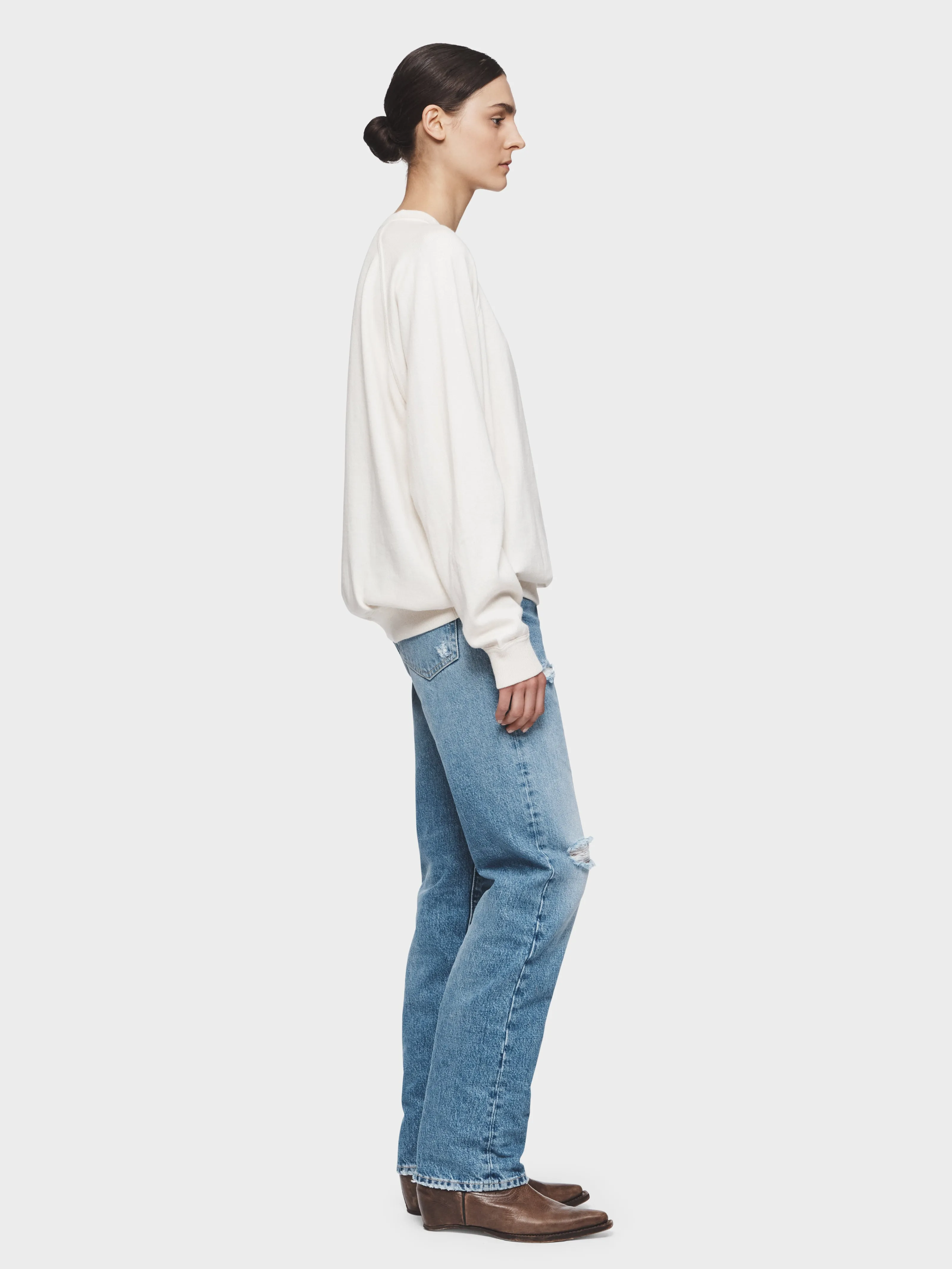 Knit Sweatshirt in Ivory sold by 6397 product image thumbnail 2