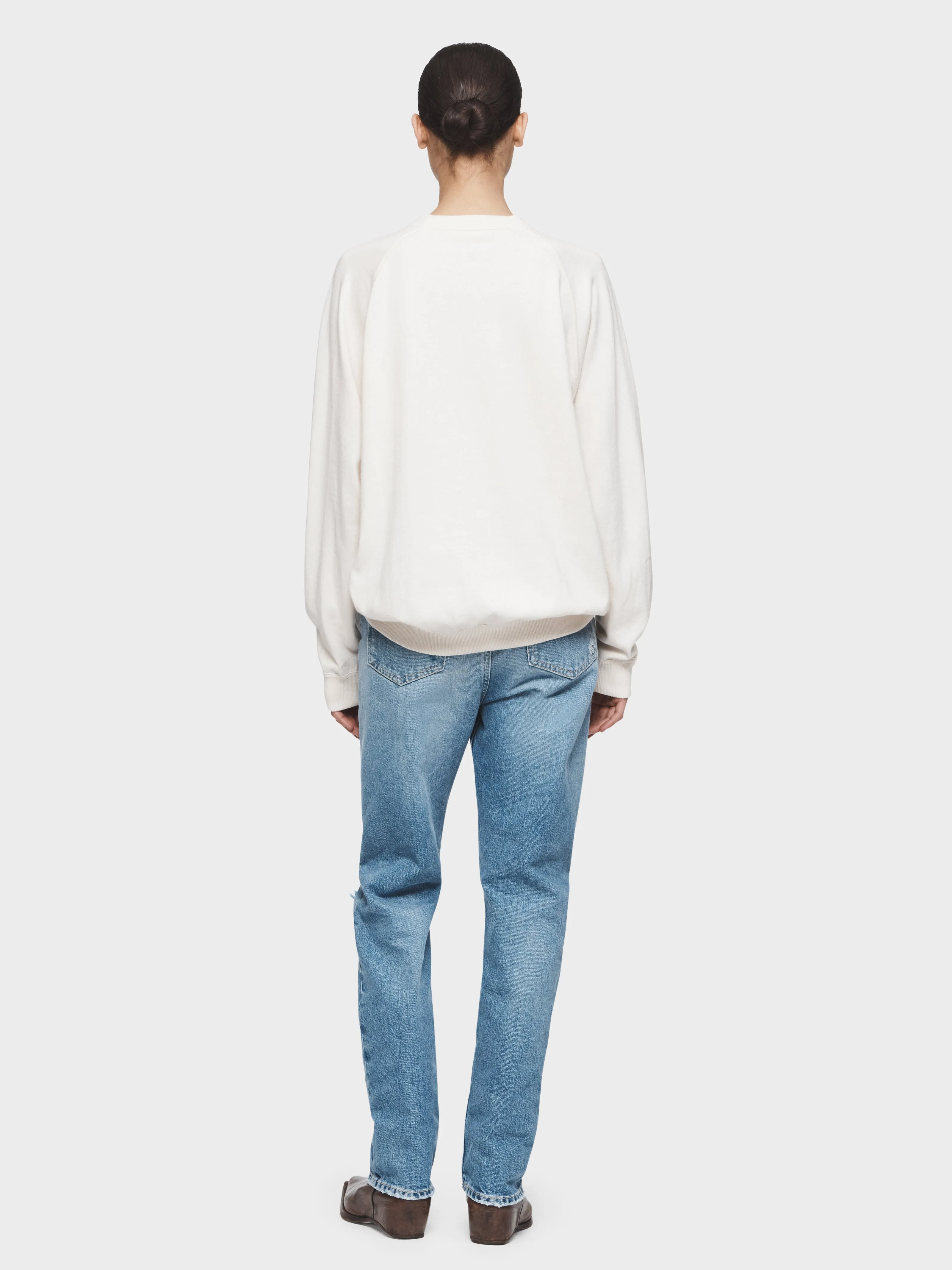 Knit Sweatshirt in Ivory sold by 6397 product image thumbnail 3