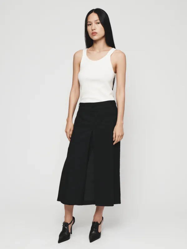 Box Pleat Skort in Black sold by 6397