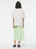 Draped Wrap Skirt in Lime Plaid sold by 6397