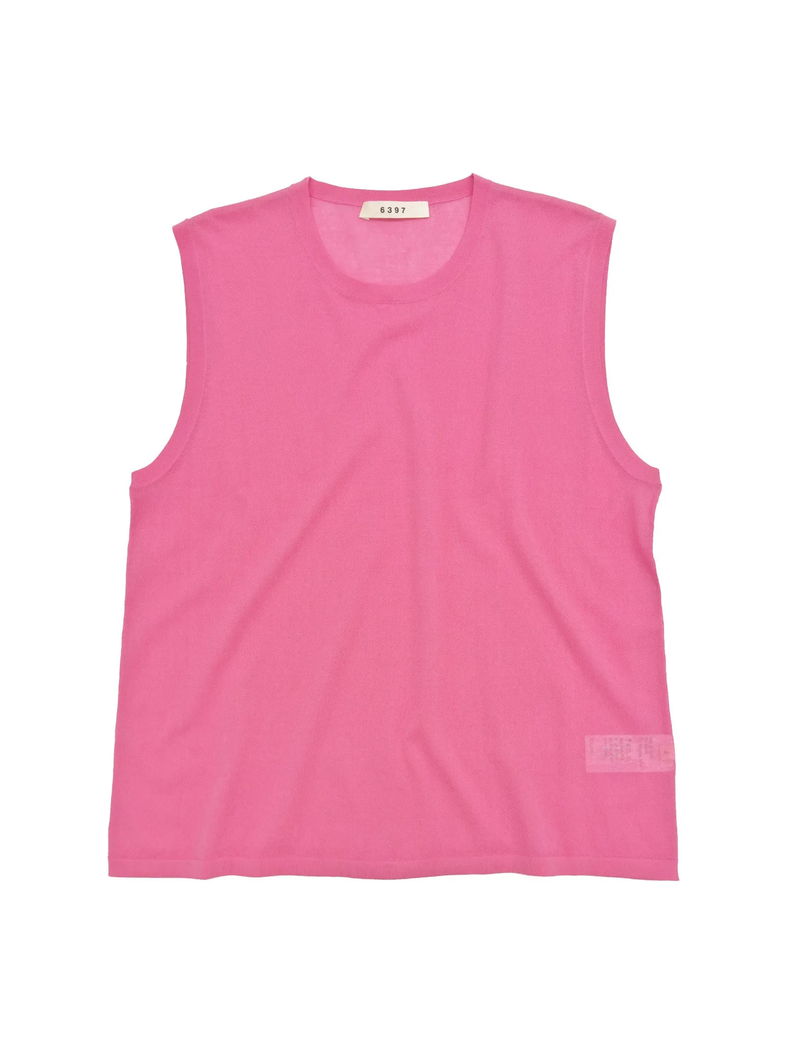 Sheer Muscle Tank in Bubblegum sold by 6397 product image thumbnail 3