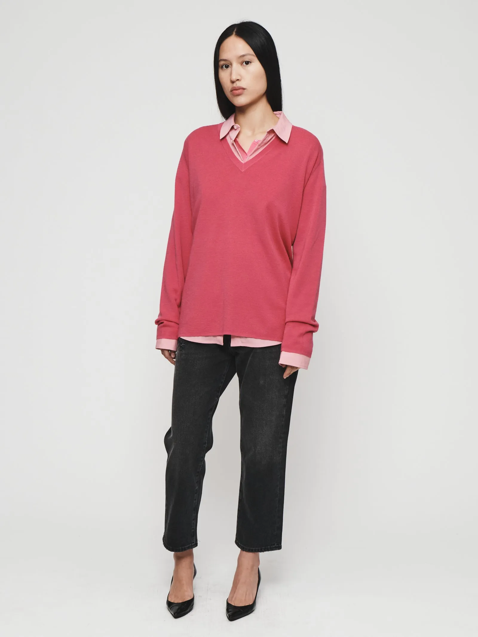 Slinky Men's V in Dark Pink sold by 6397