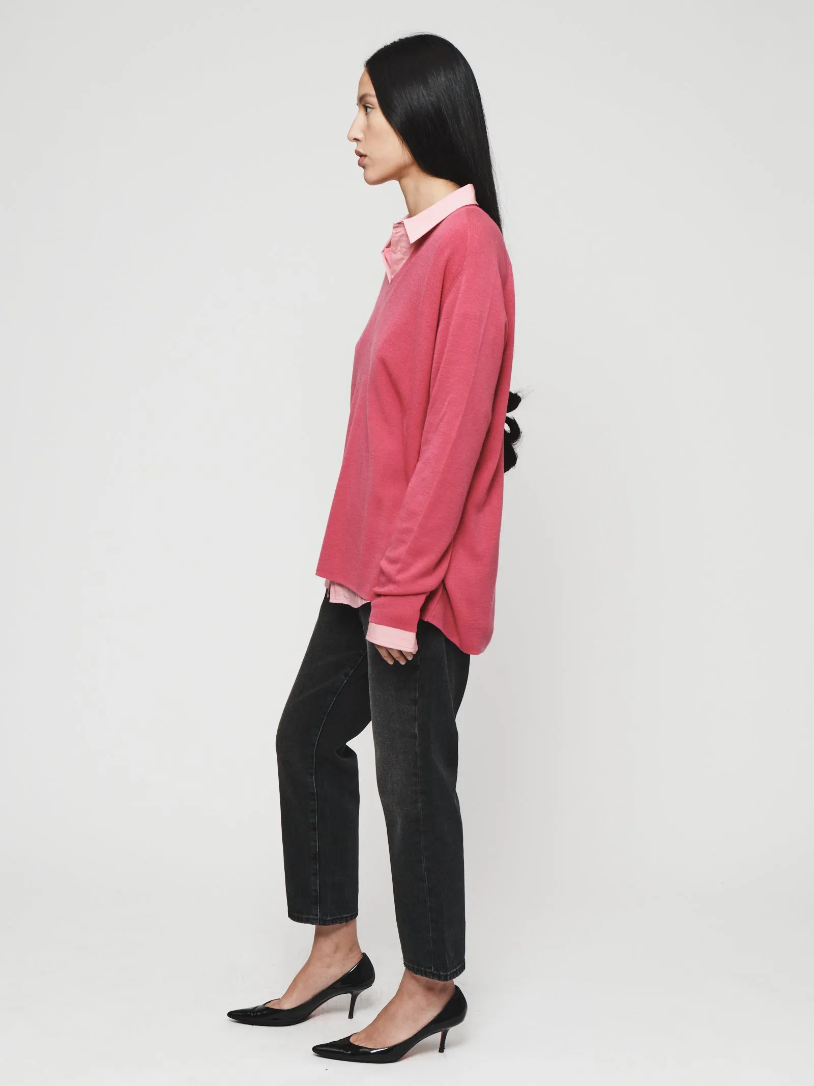 Slinky Men's V in Dark Pink sold by 6397 product image thumbnail 2