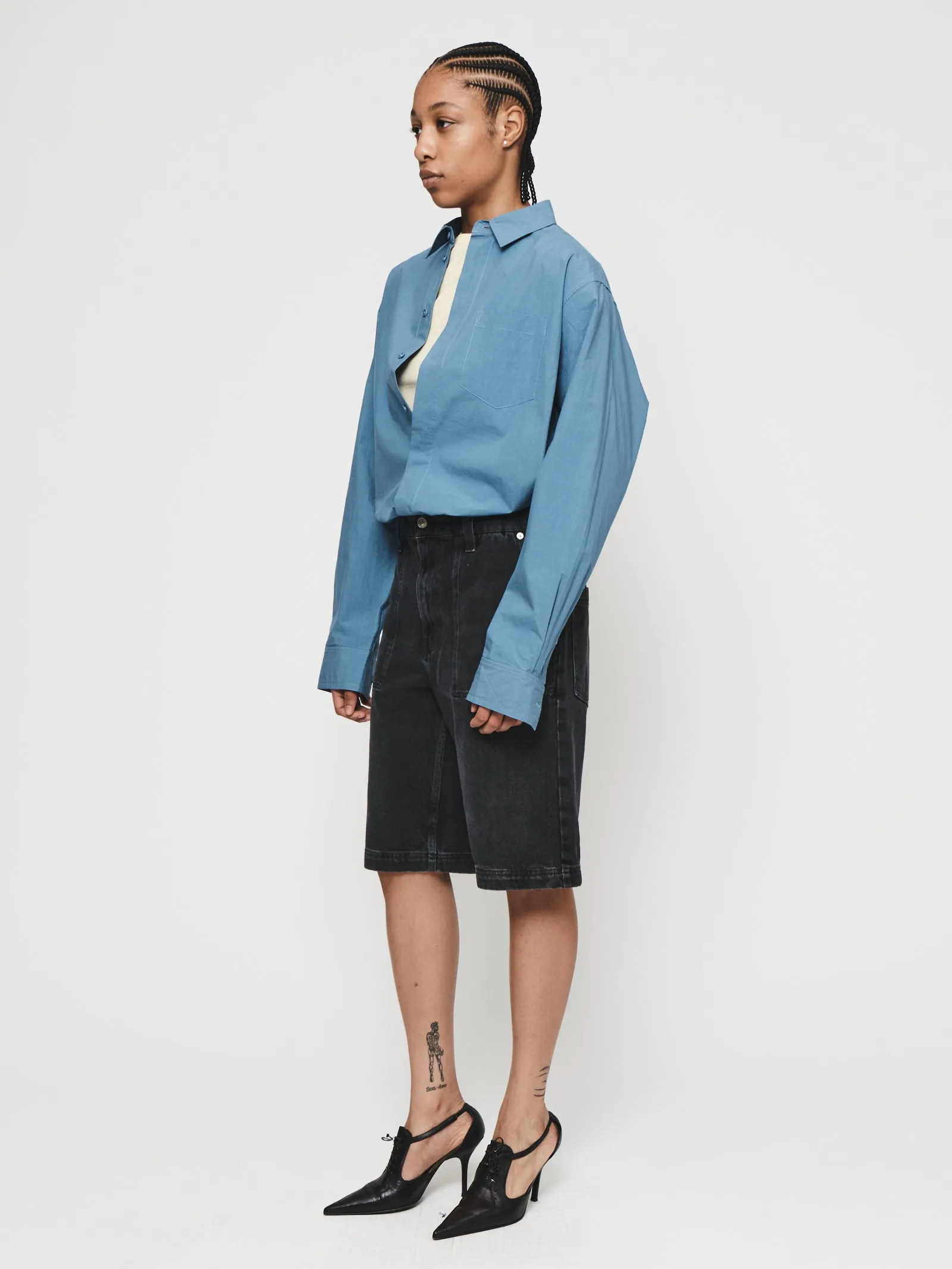 Denim Carpenter Short in Stone Black sold by 6397 product image thumbnail 2