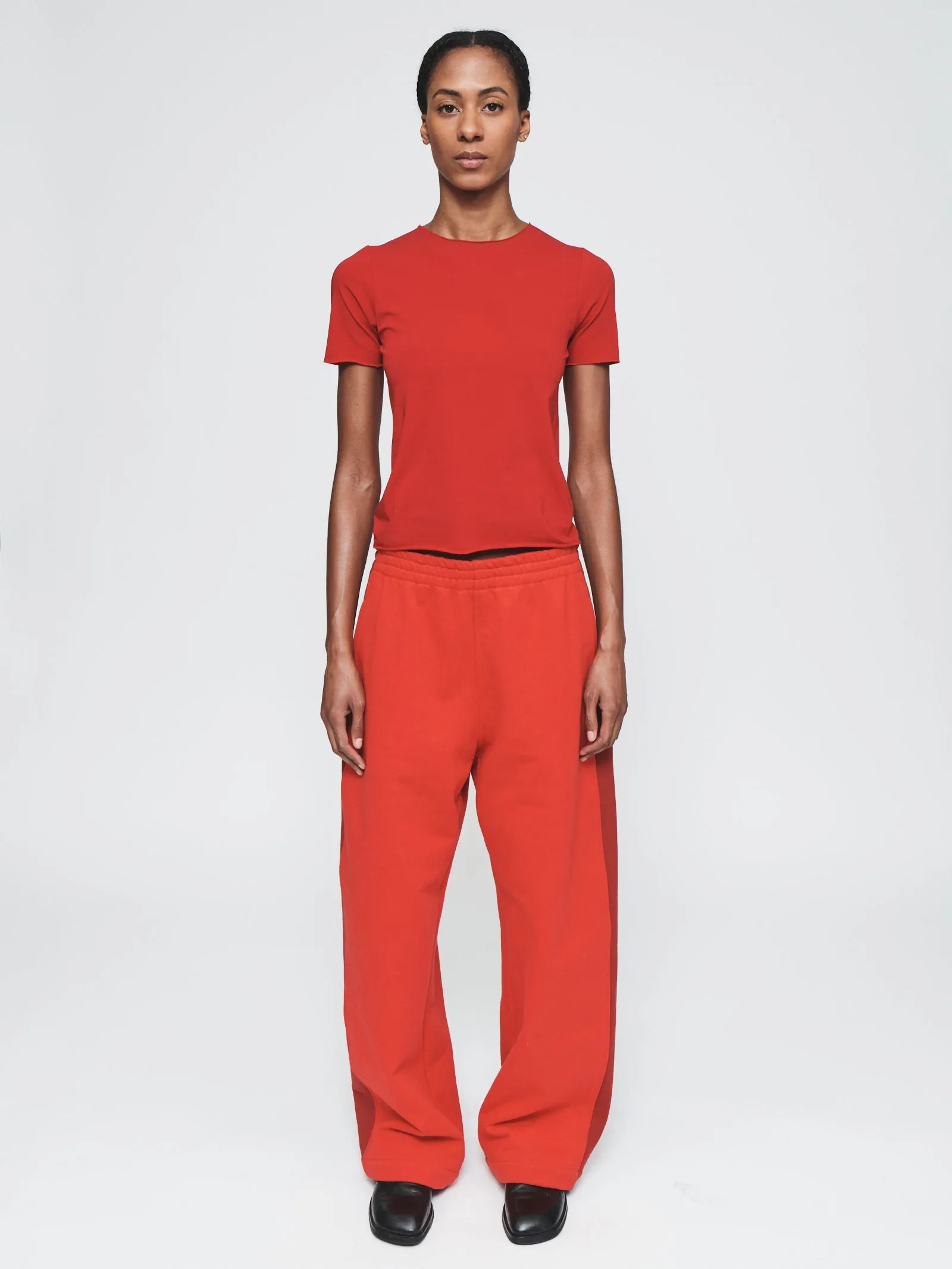 Curved Trackpant in Rouge sold by 6397