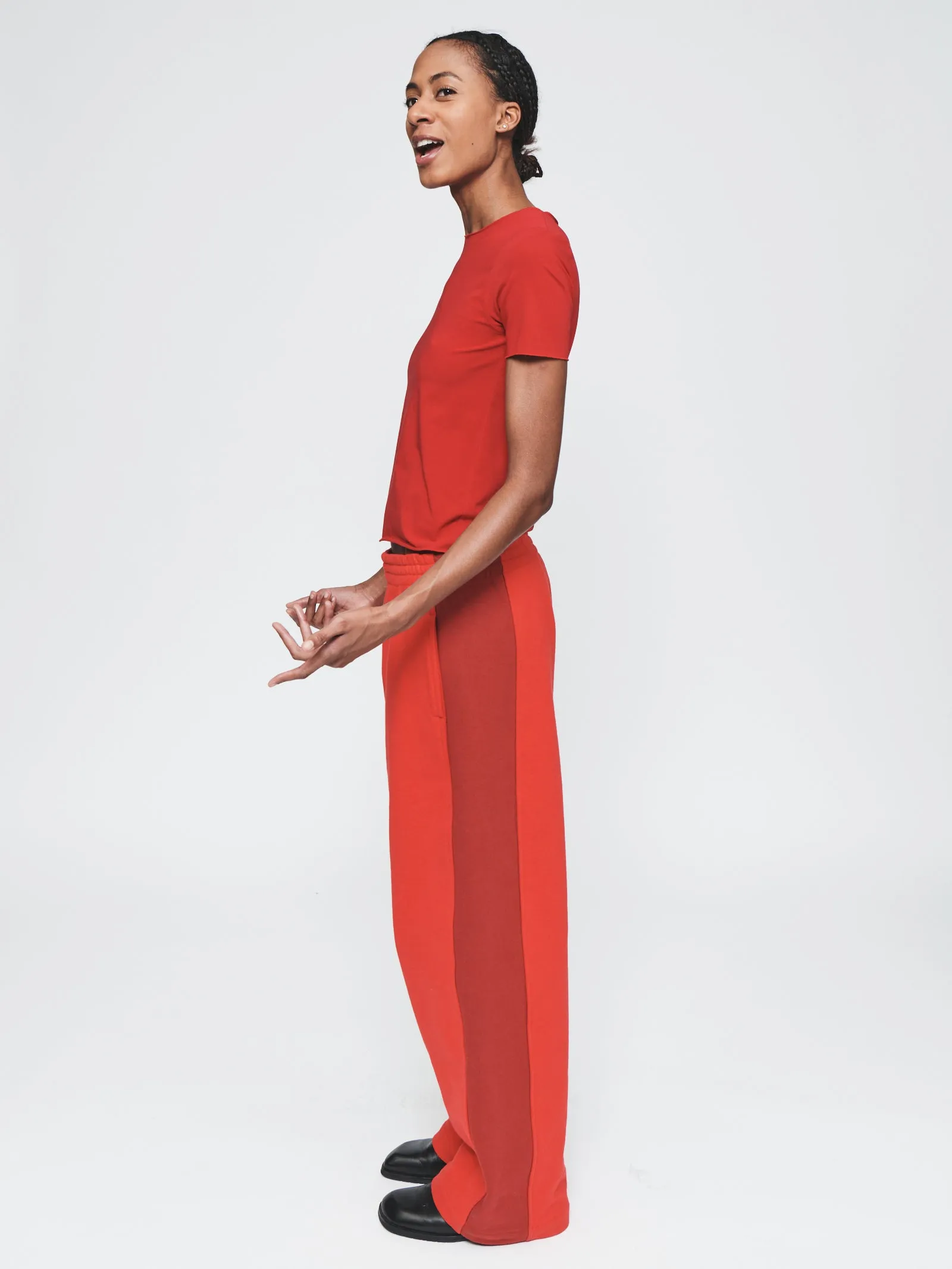 Curved Trackpant in Rouge sold by 6397 product image thumbnail 2