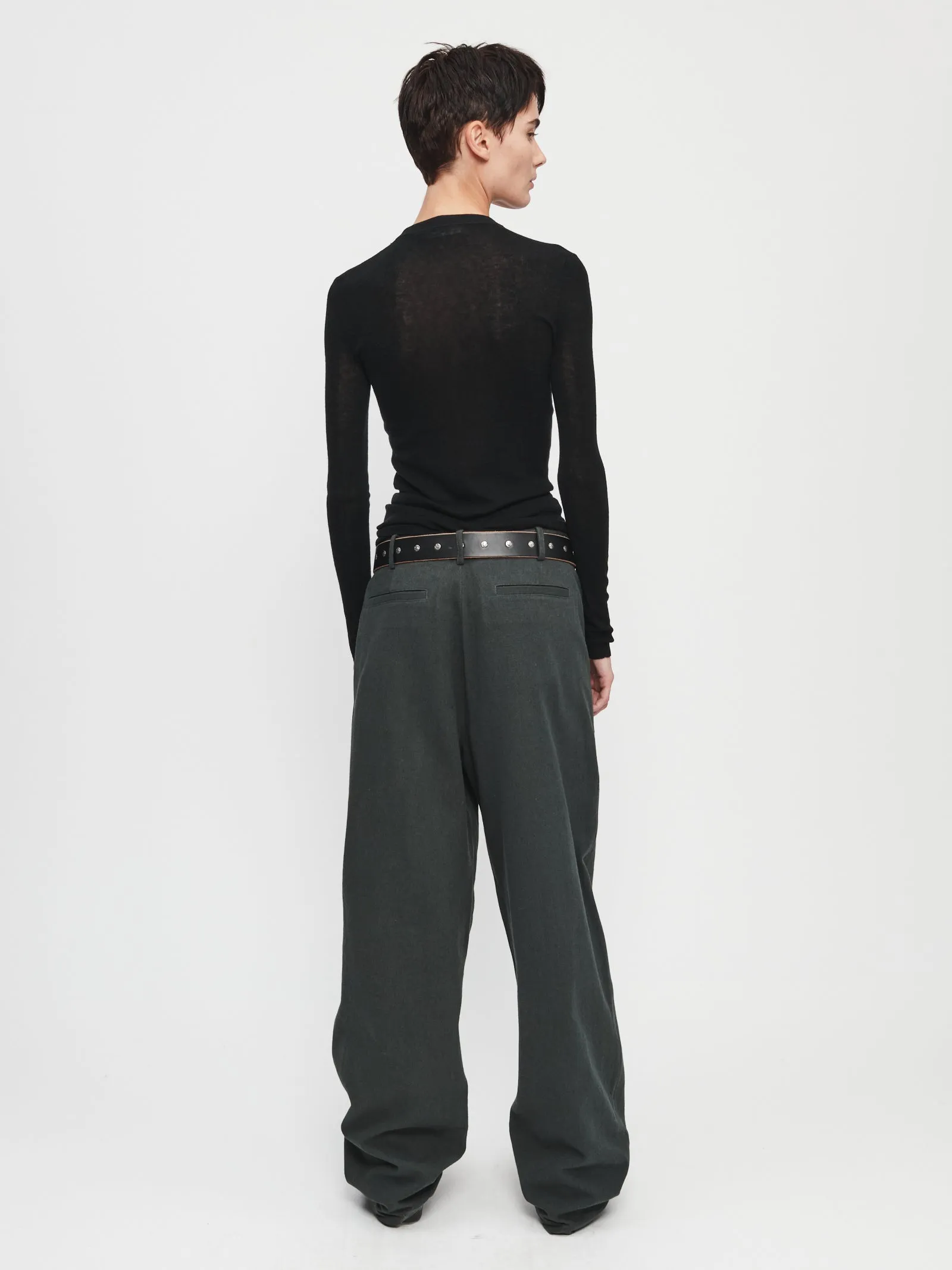 Washed Slouchy Trouser in Ash sold by 6397 product image thumbnail 4