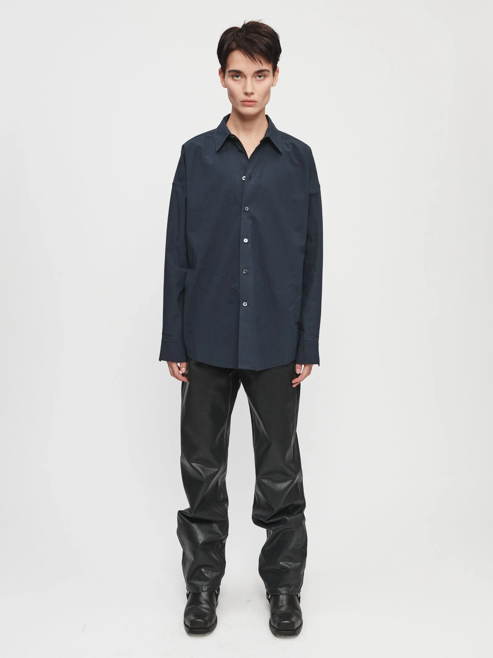 Clean Uniform Shirt in Navy sold by 6397