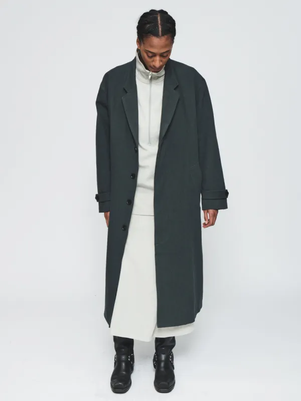 Washed Overcoat in Ash sold by 6397