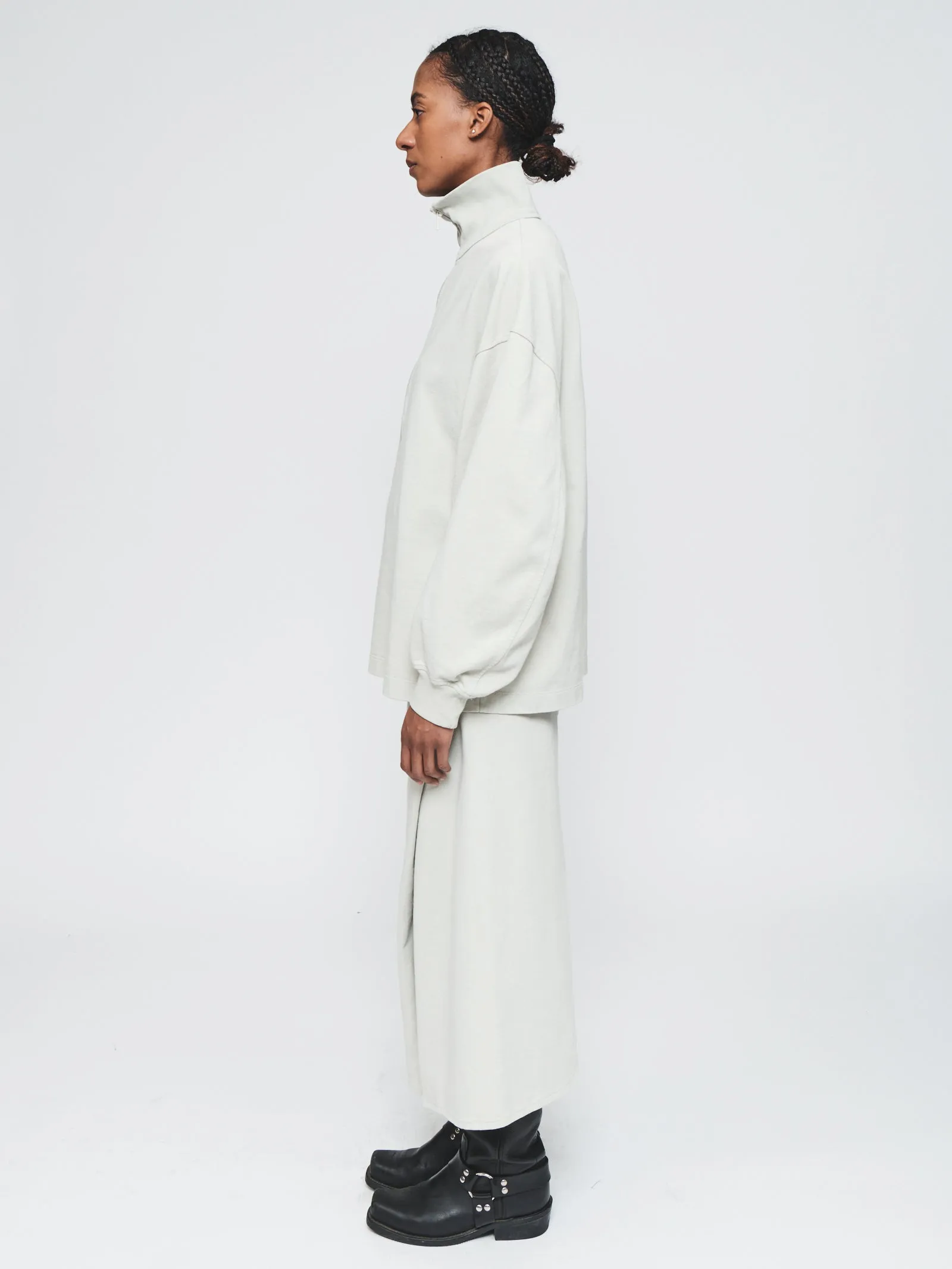Half Zip Sweatshirt in Chalk sold by 6397 product image thumbnail 2