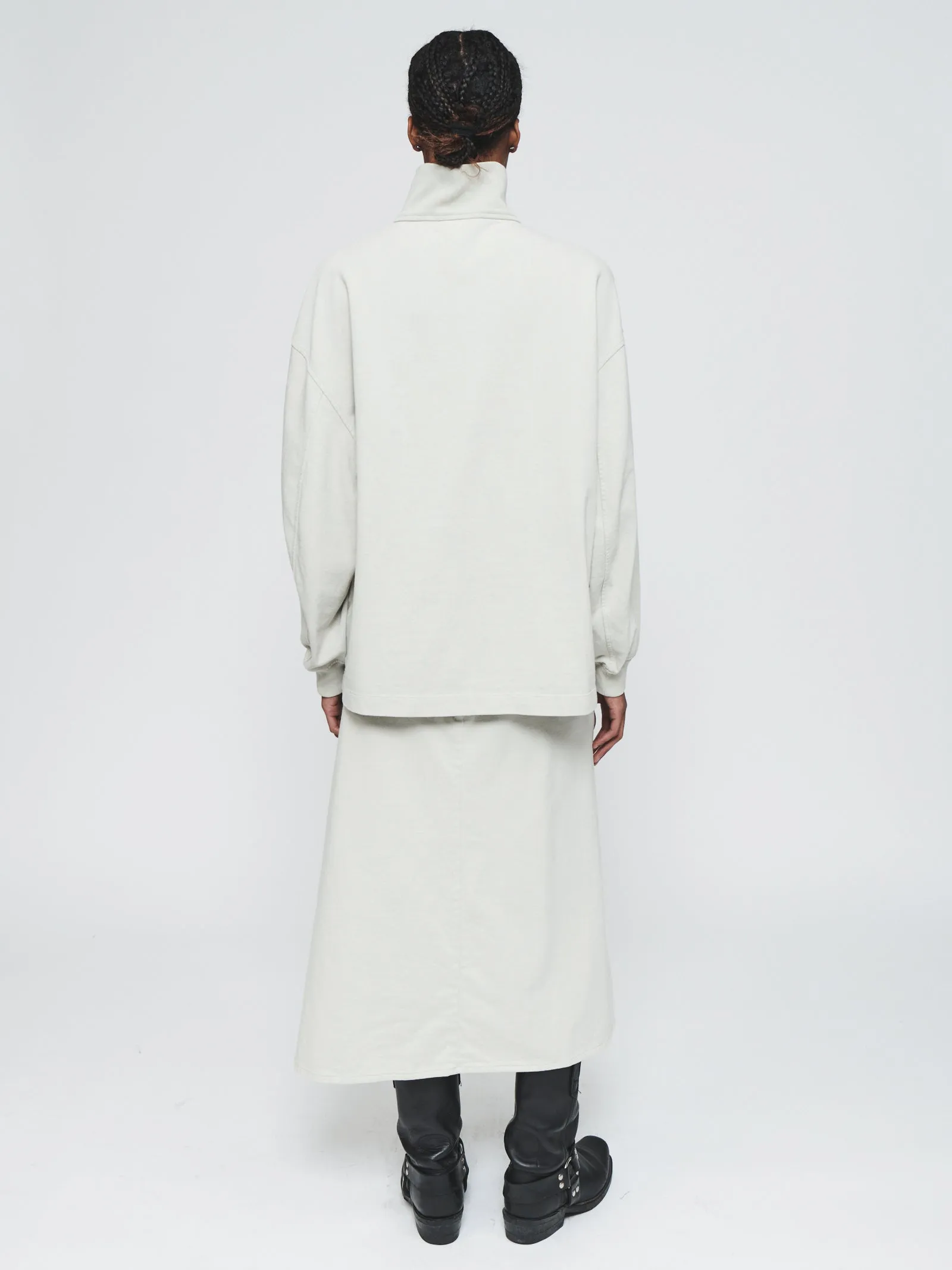 Half Zip Sweatshirt in Chalk sold by 6397 product image thumbnail 3