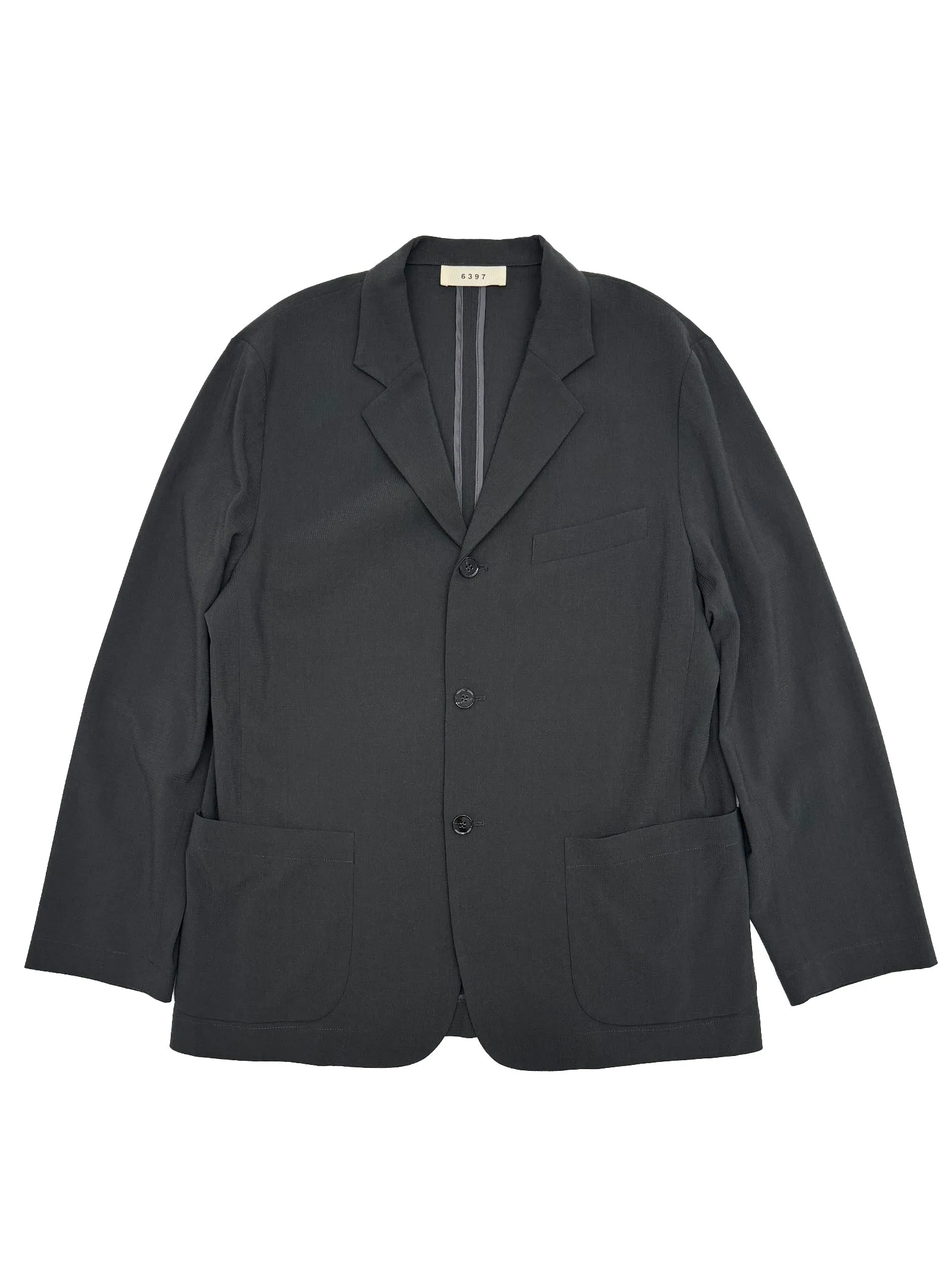 Oversized 3-Button Blazer in Washed Black sold by 6397 product image thumbnail 2