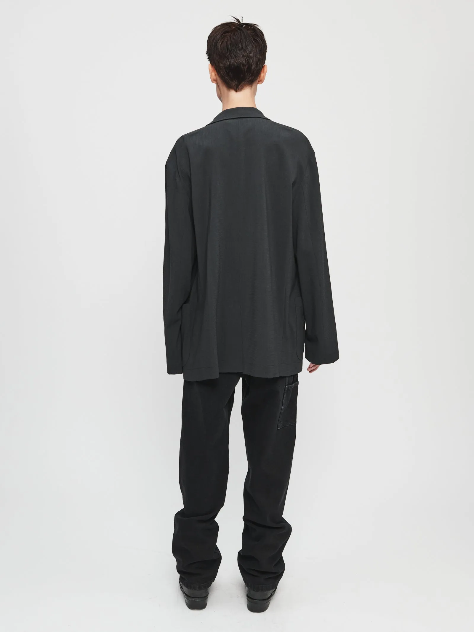 Oversized 3-Button Blazer in Washed Black sold by 6397 product image thumbnail 4