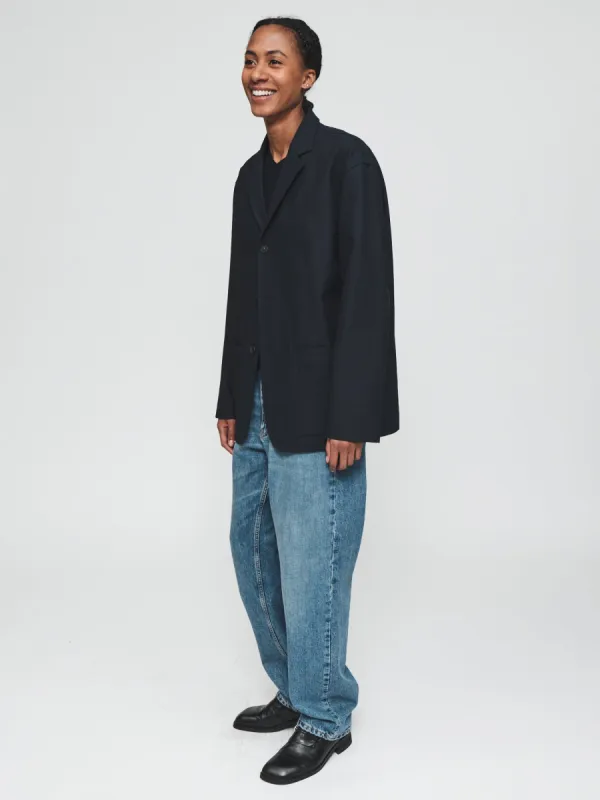 Patch Pocket Jacket in Navy sold by 6397