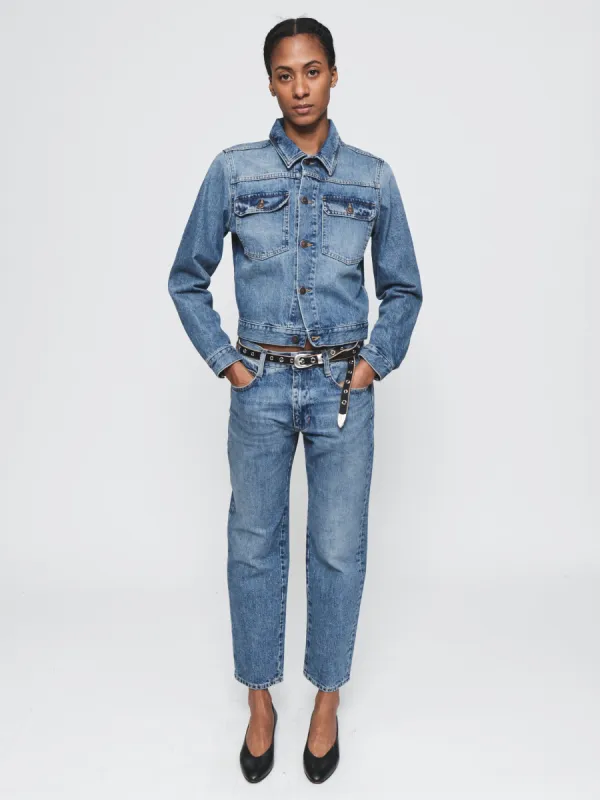 Shrunken Jacket in Americana Blue made by 6397