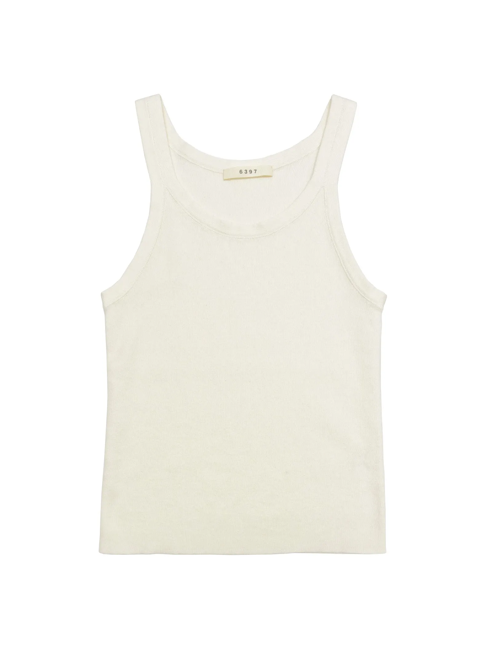 Ribbed Army Tank in Starch sold by 6397 product image thumbnail 3