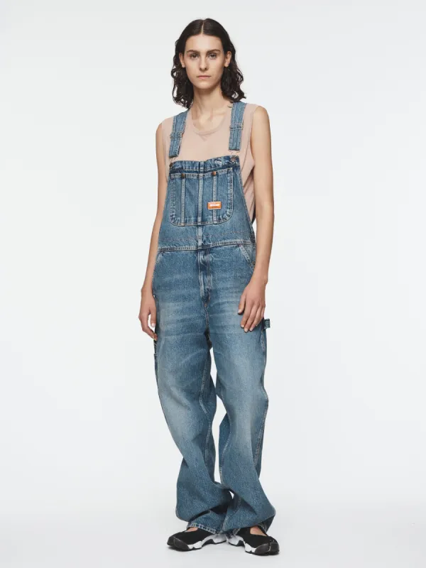Denim Overalls in Vintage Stone Blue made by 6397