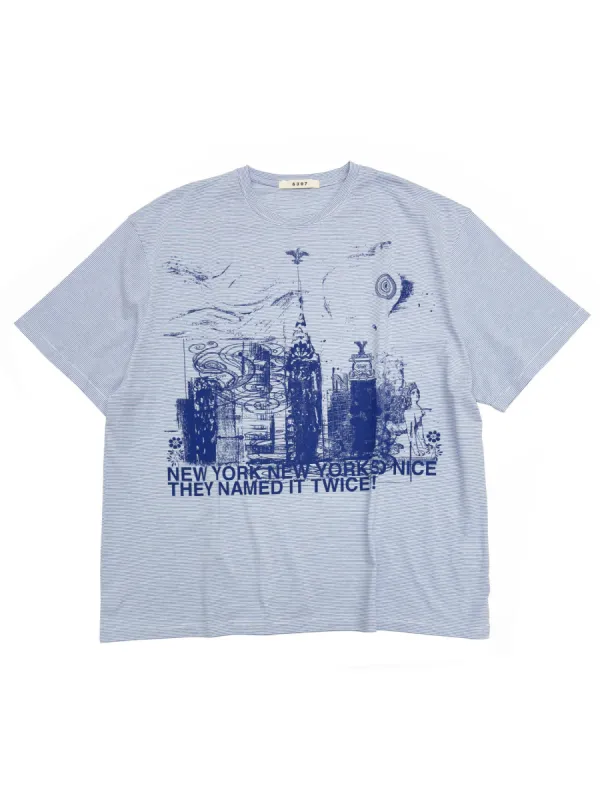 NY Big T in Blue/White Stripe sold by 6397