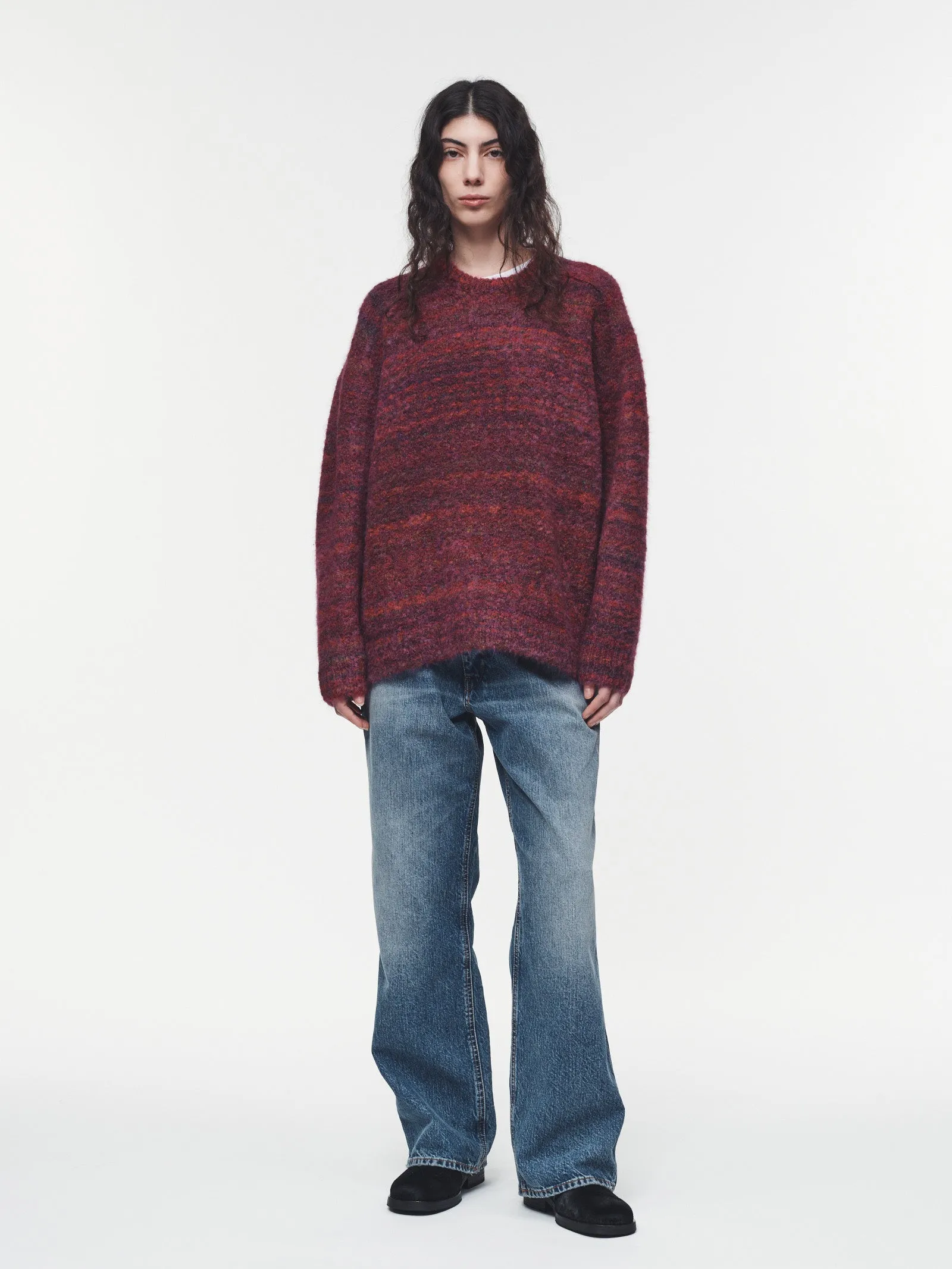 Spacedye Crew in Plum sold by 6397