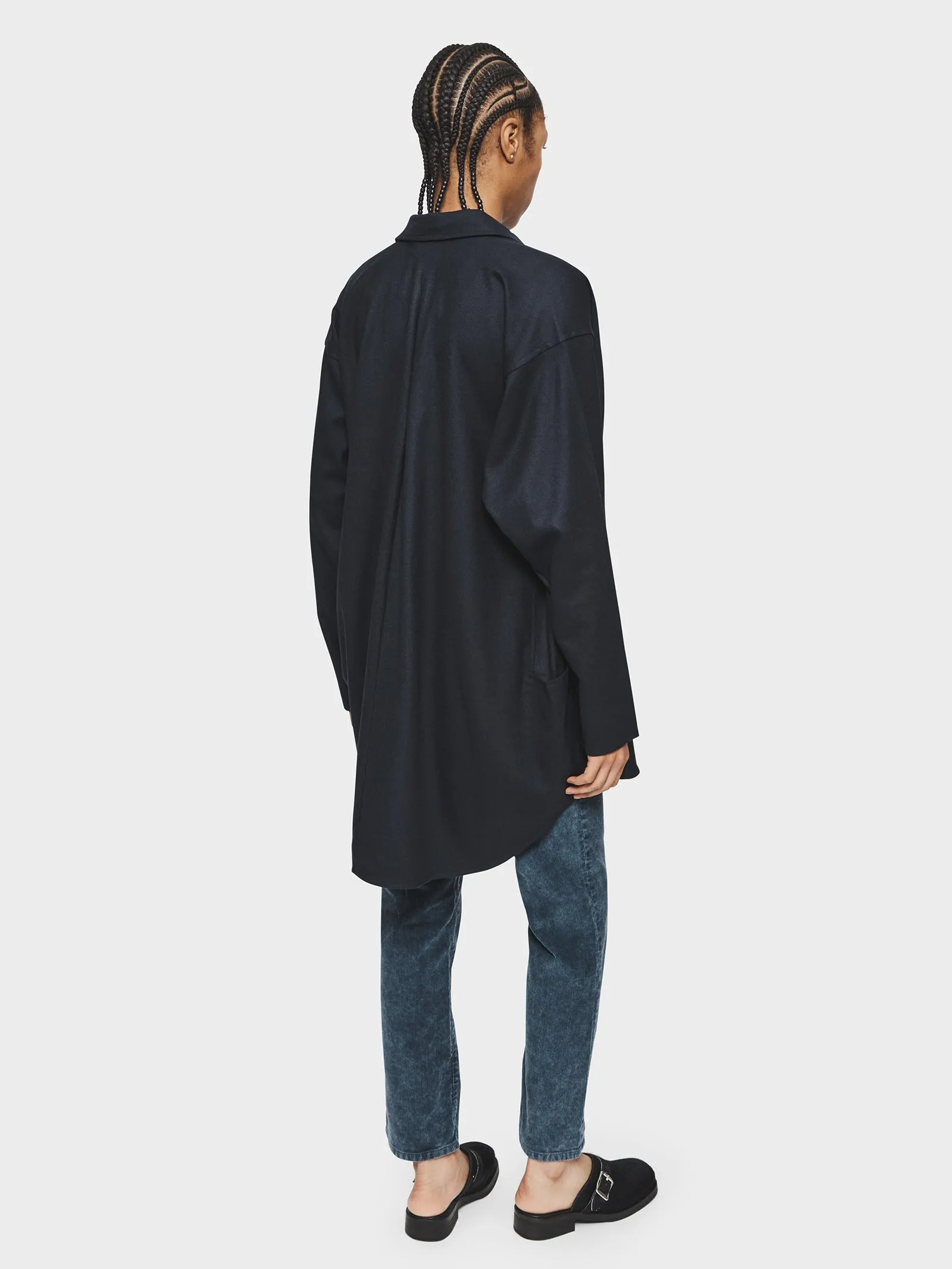Tailored Artist's Smock in Dark Navy sold by 6397 product image thumbnail 2