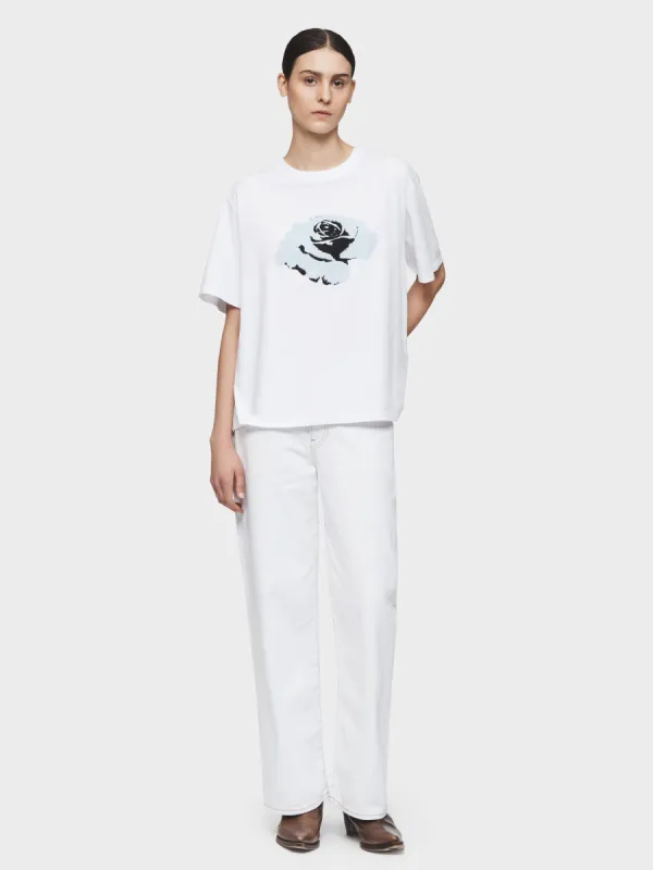 Wide Jean in Chalk White made by 6397