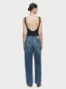Wide Jean in Marbled Blue sold by 6397