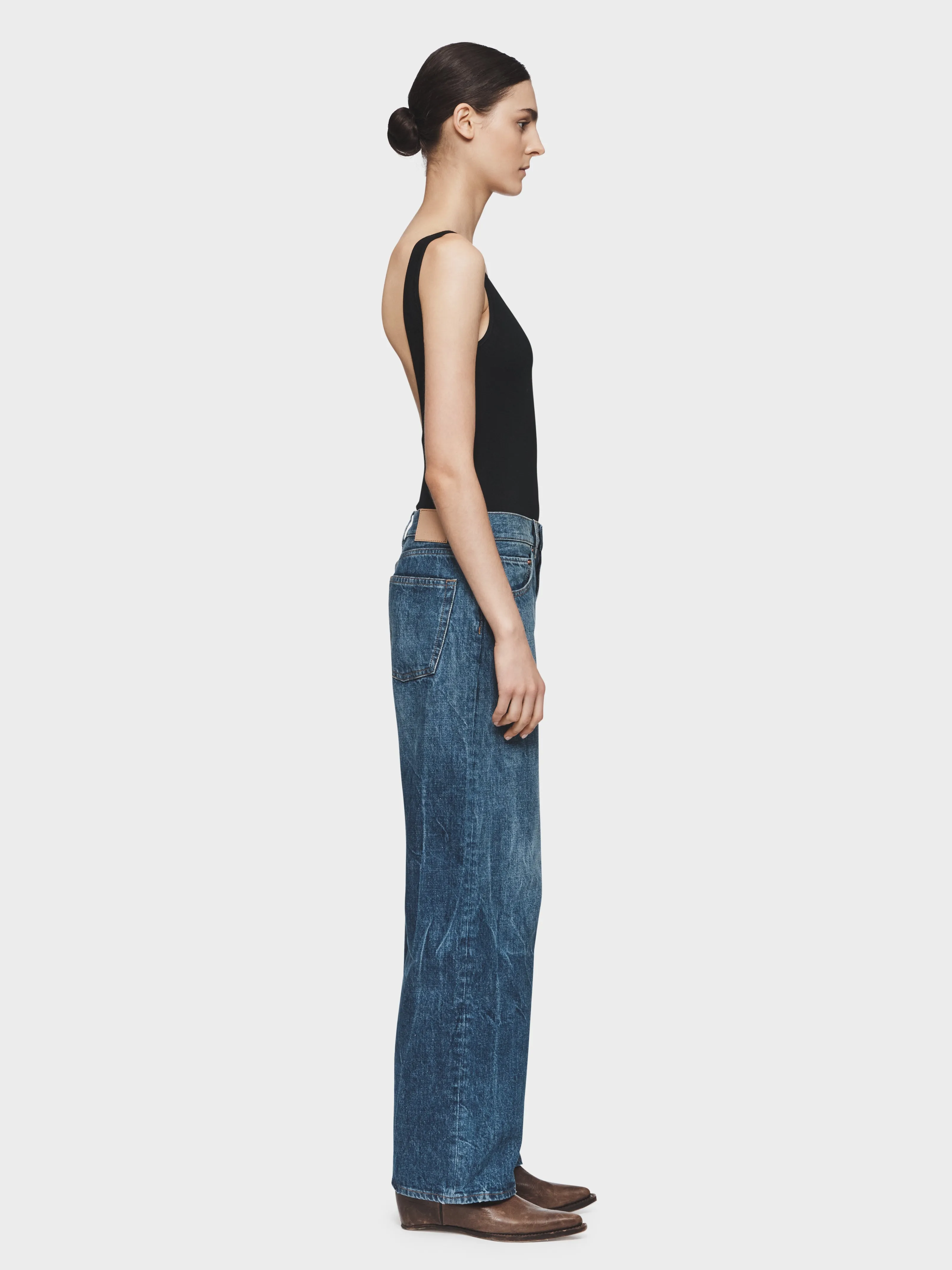 Wide Jean in Marbled Blue sold by 6397 product image thumbnail 2