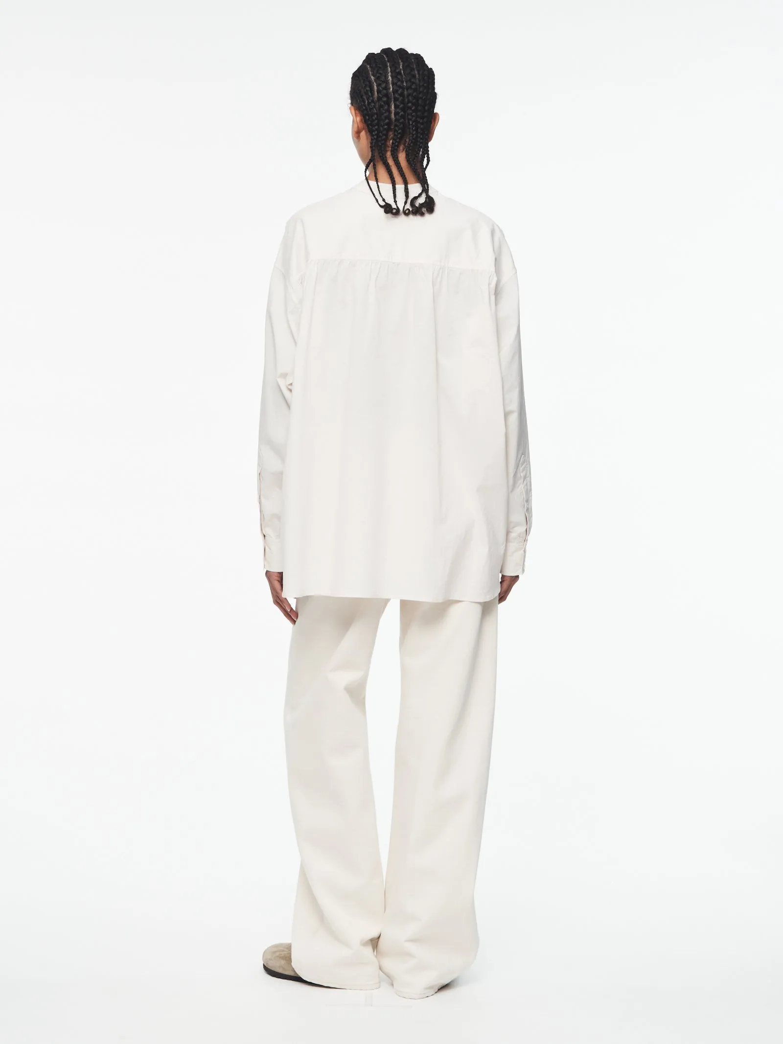 Band Collar Buttondown in Light Sand sold by 6397 product image thumbnail 3