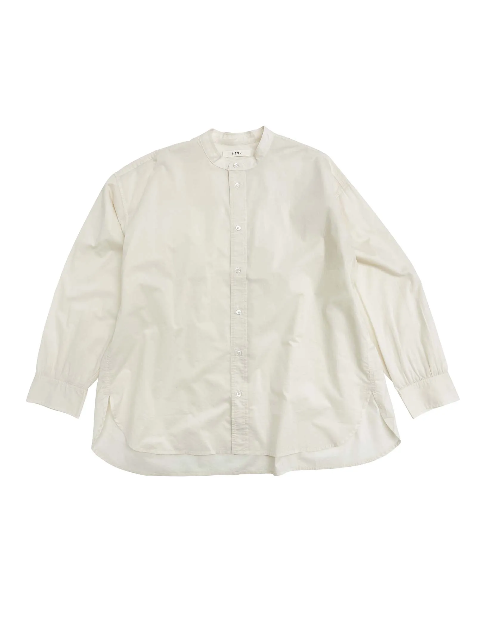 Band Collar Buttondown in Light Sand sold by 6397 product image thumbnail 4