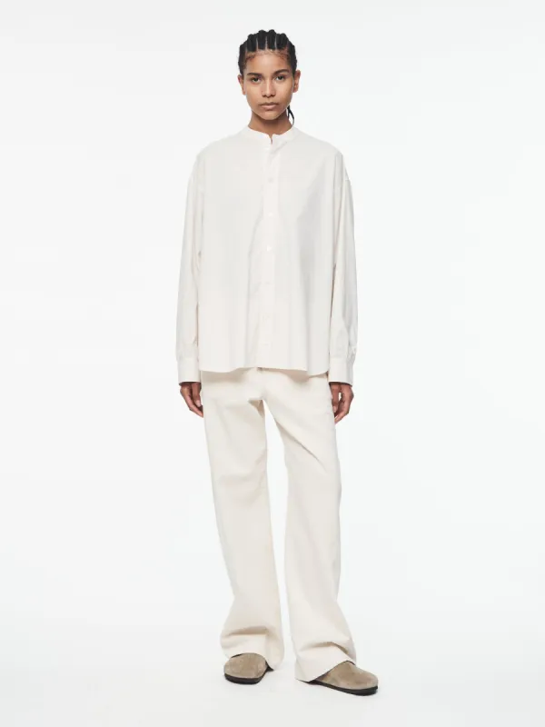 Band Collar Buttondown in Light Sand sold by 6397